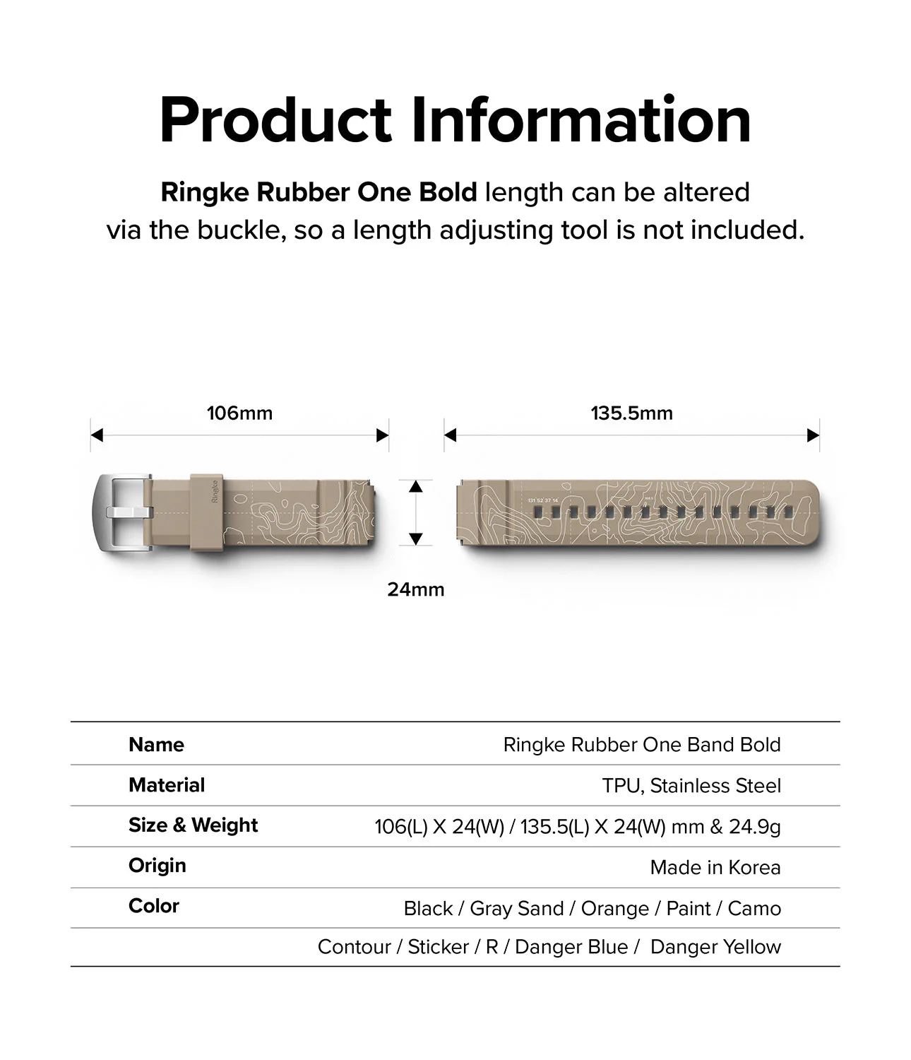 Watch Lug 20mm | Rubber One Bold Band - Design - Image 49