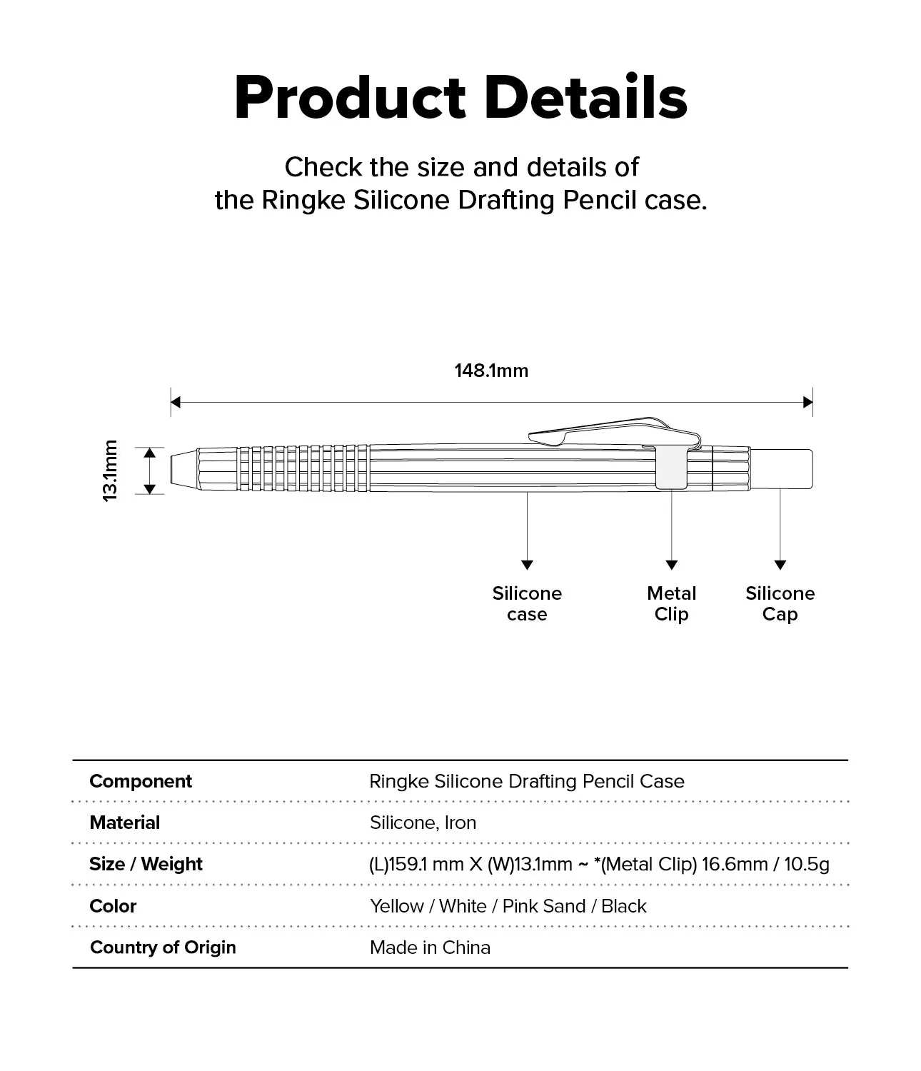 Apple Pencil Pro / 2nd Generation Case | Silicone Drafting Pencil Case - Image 52