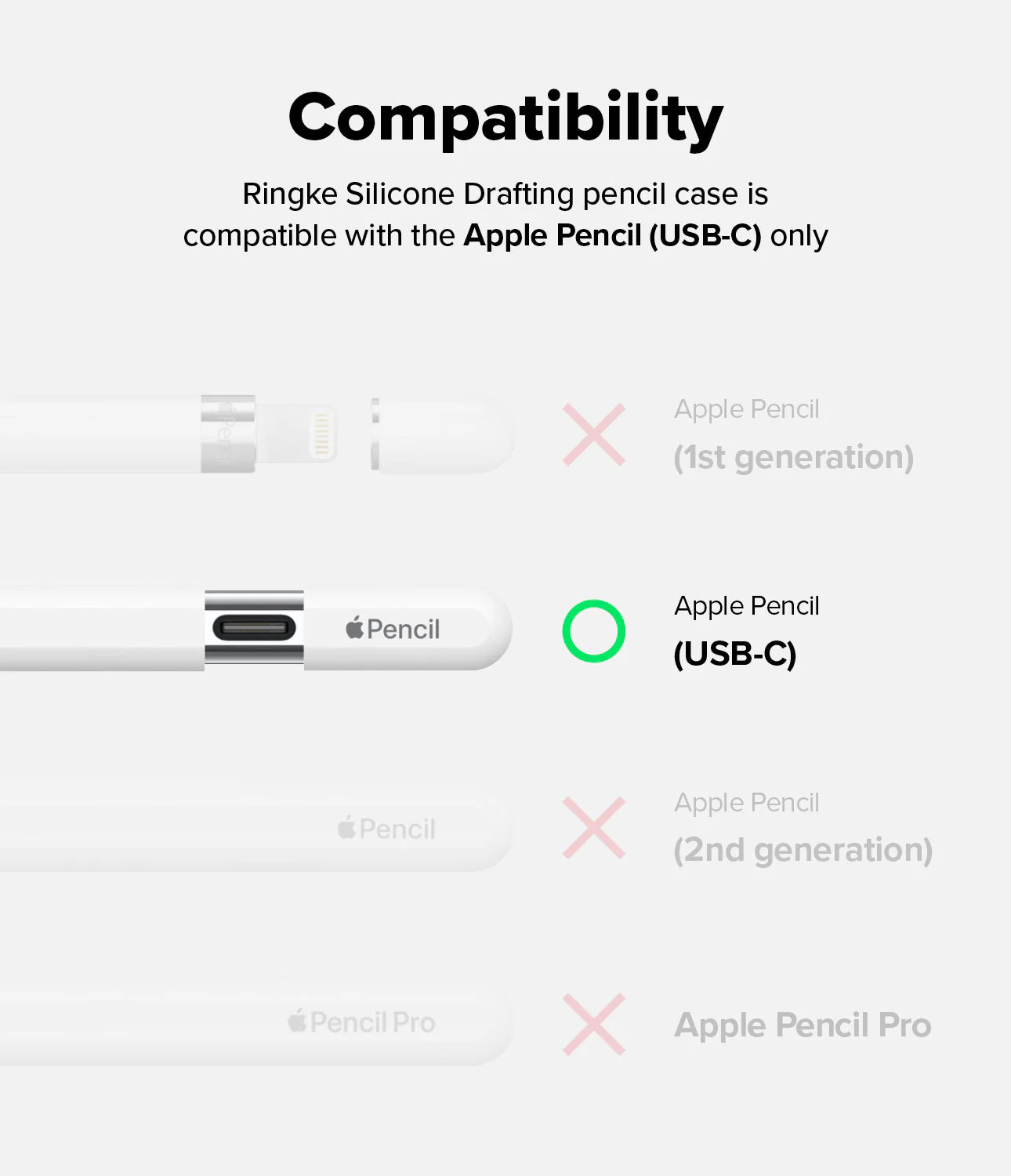 Apple Pencil USB-C Case | Silicone Drafting Pencil Case - Image 45