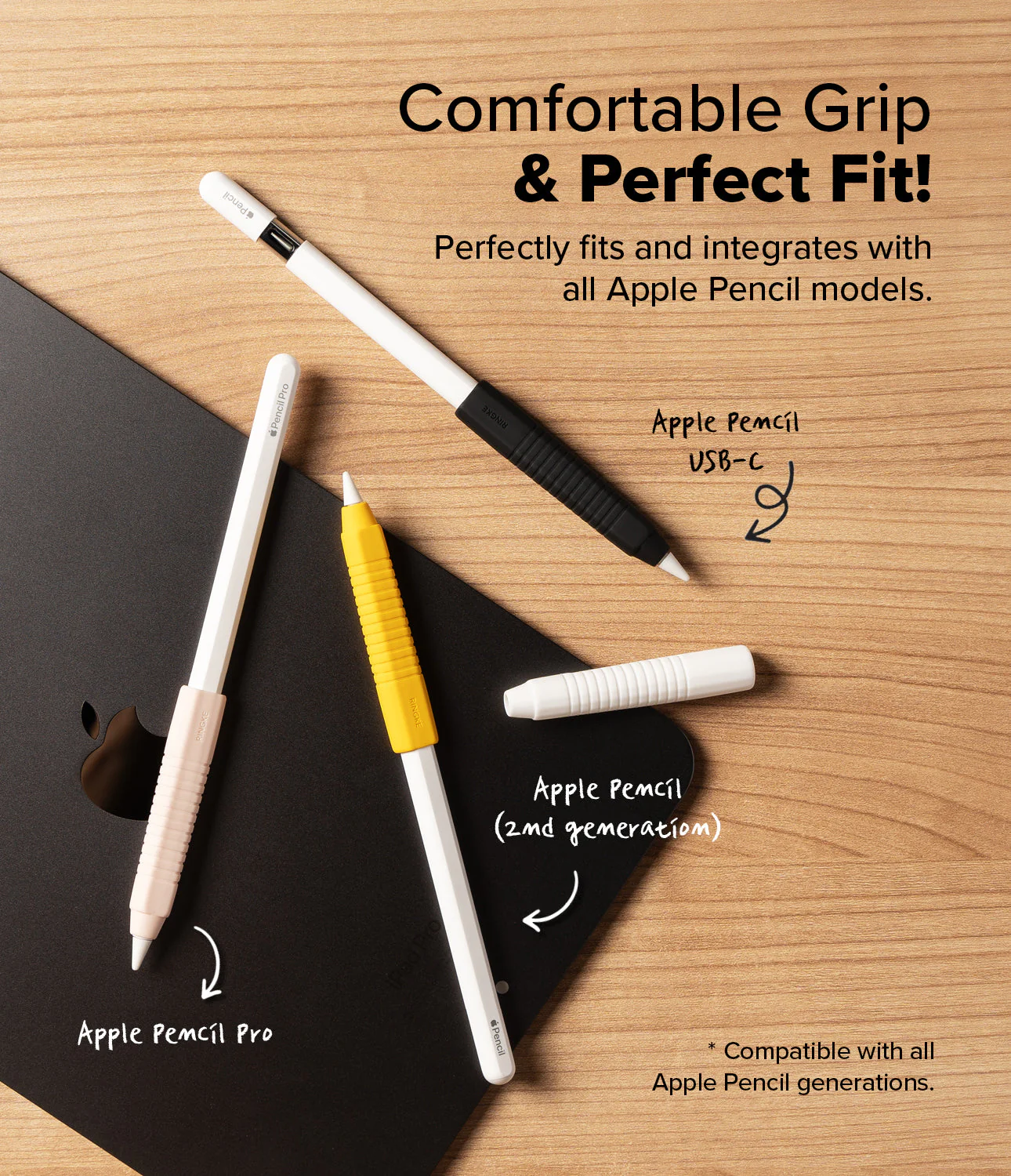 Apple Pencil Case | Silicone Drafting Grip Holder - Image 7