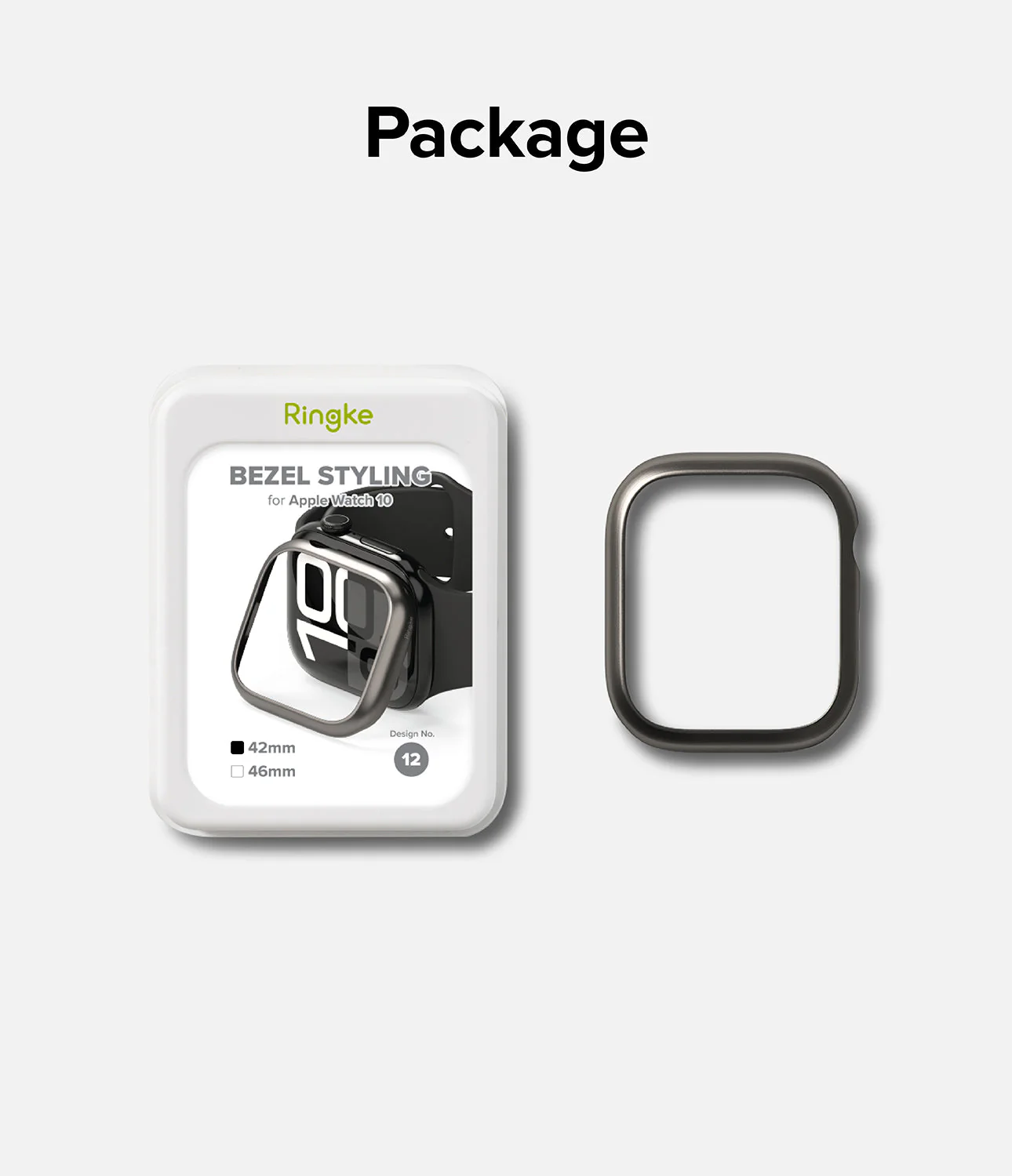 Apple Watch 11 / 10 (42mm) Cover | Bezel Styling - Image 45