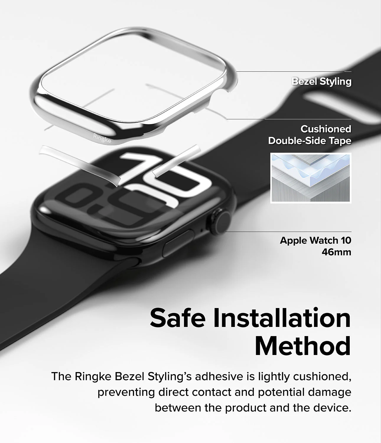 Apple Watch 11 / 10 (46mm) Cover | Bezel Styling - Image 8