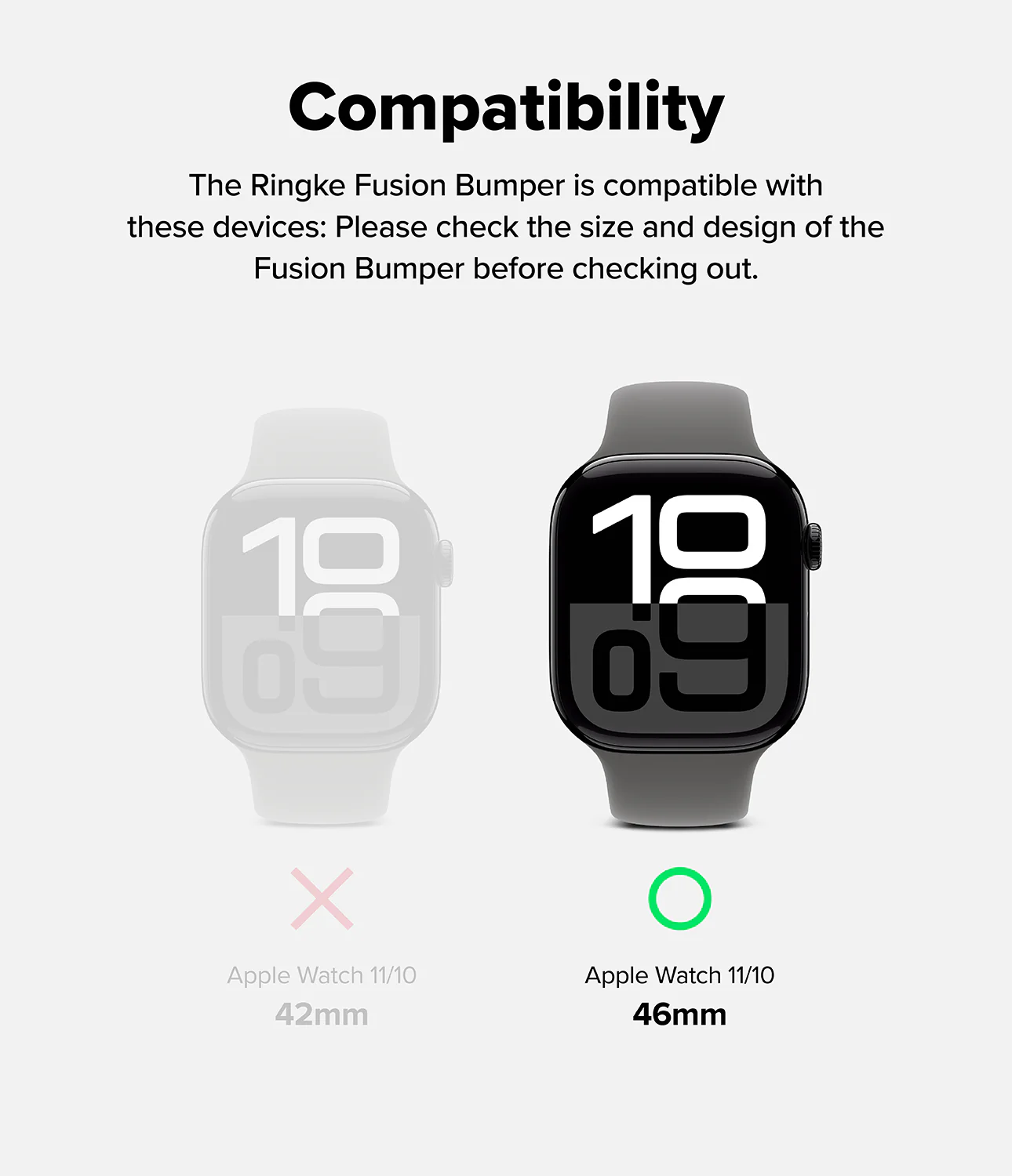 Apple Watch 11 / 10 (46mm) Case | Fusion Bumper - Image 45