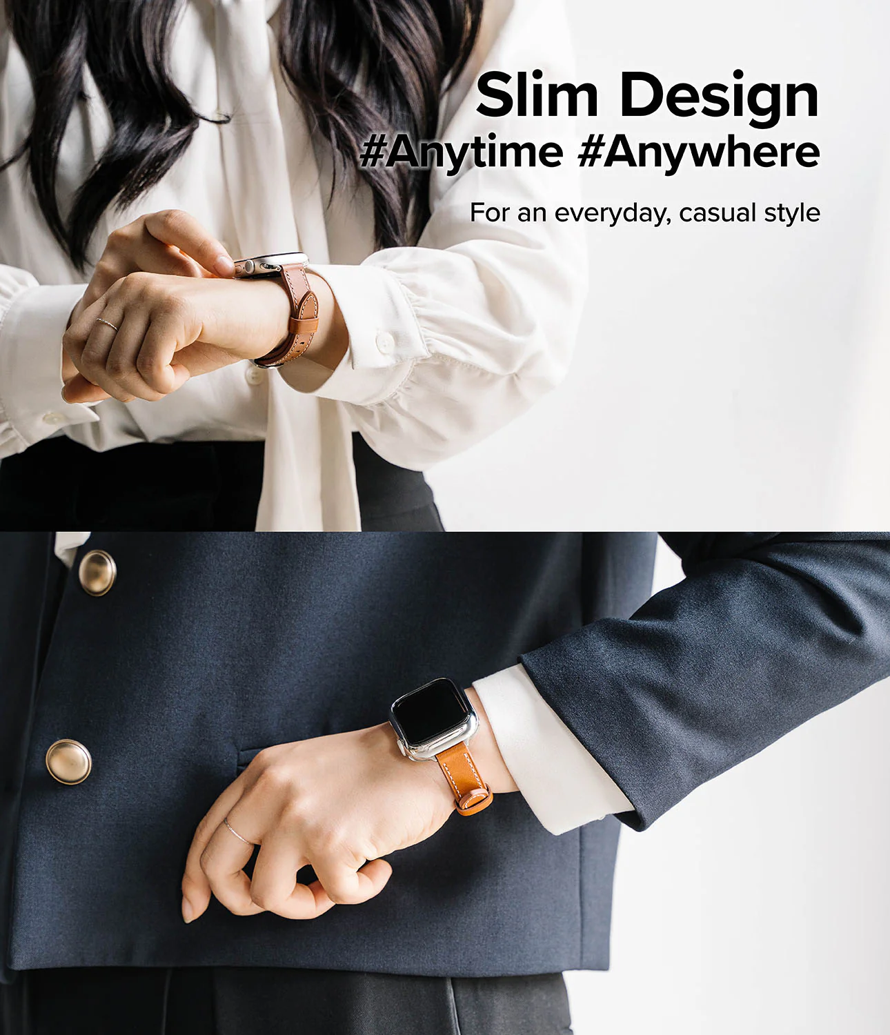 Apple Watch 42·41·40·38 mm | Leather One Slim Band - Image 21