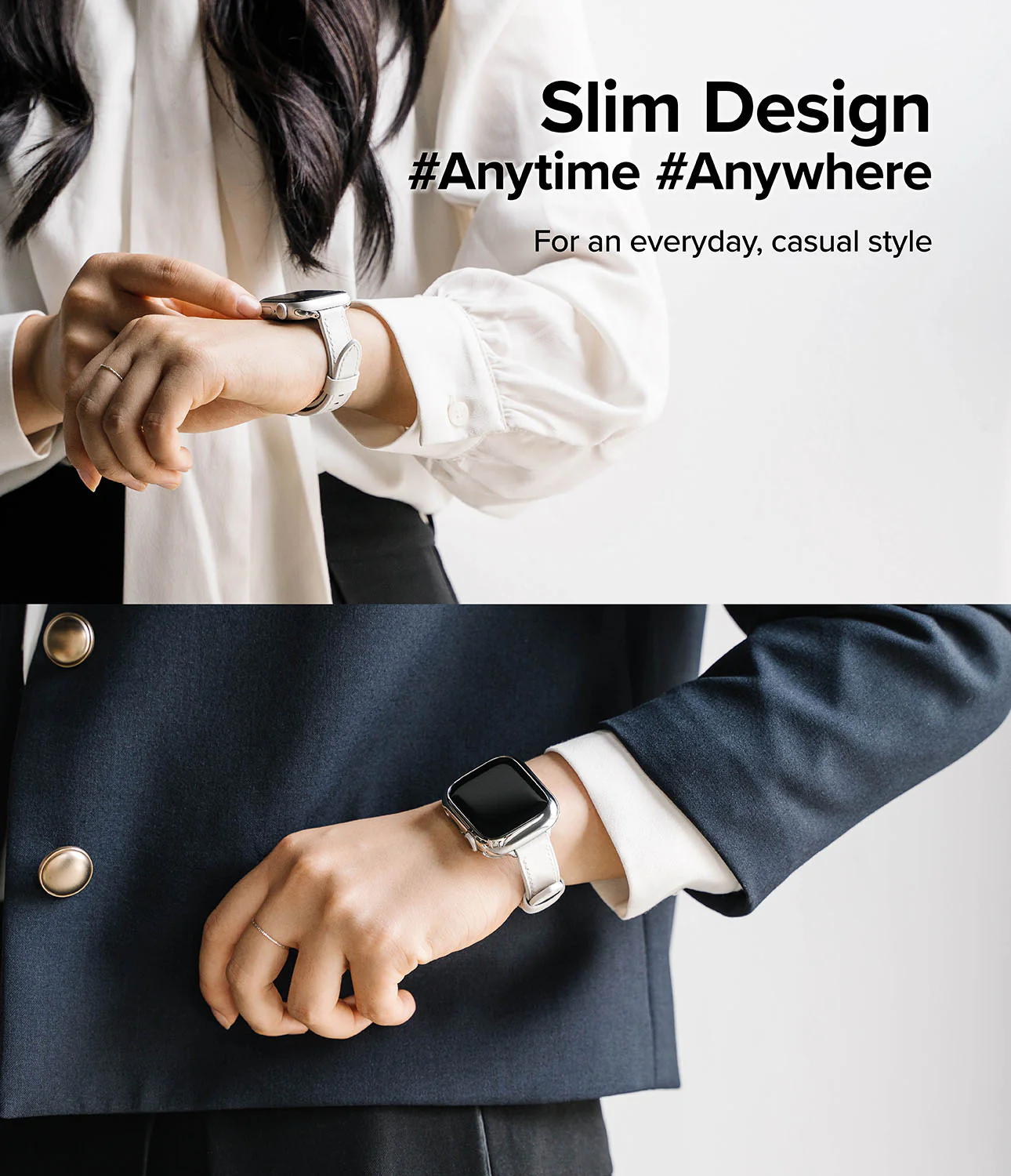 Apple Watch 42·41·40·38 mm | Leather One Slim Band - Image 51