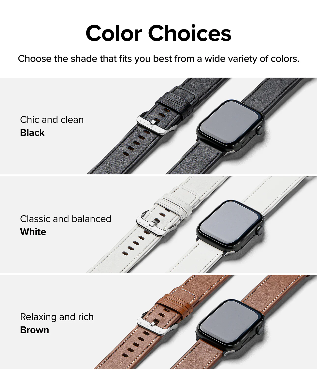 Apple Watch 49·46·45·44·42mm | Leather One Basic - Image 46