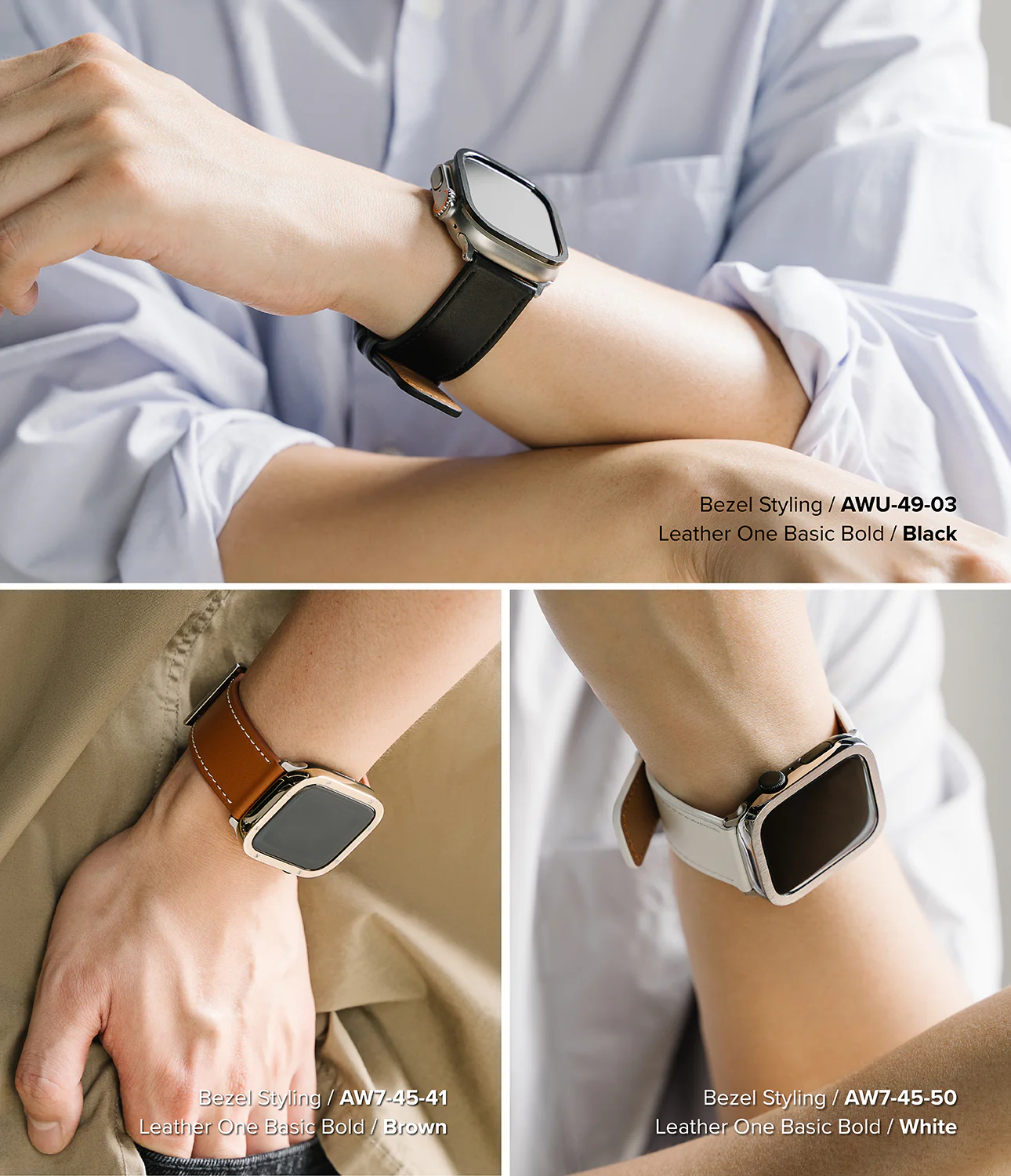 Apple Watch 49·46·45·44·42mm | Leather One Basic Bold - Image 27