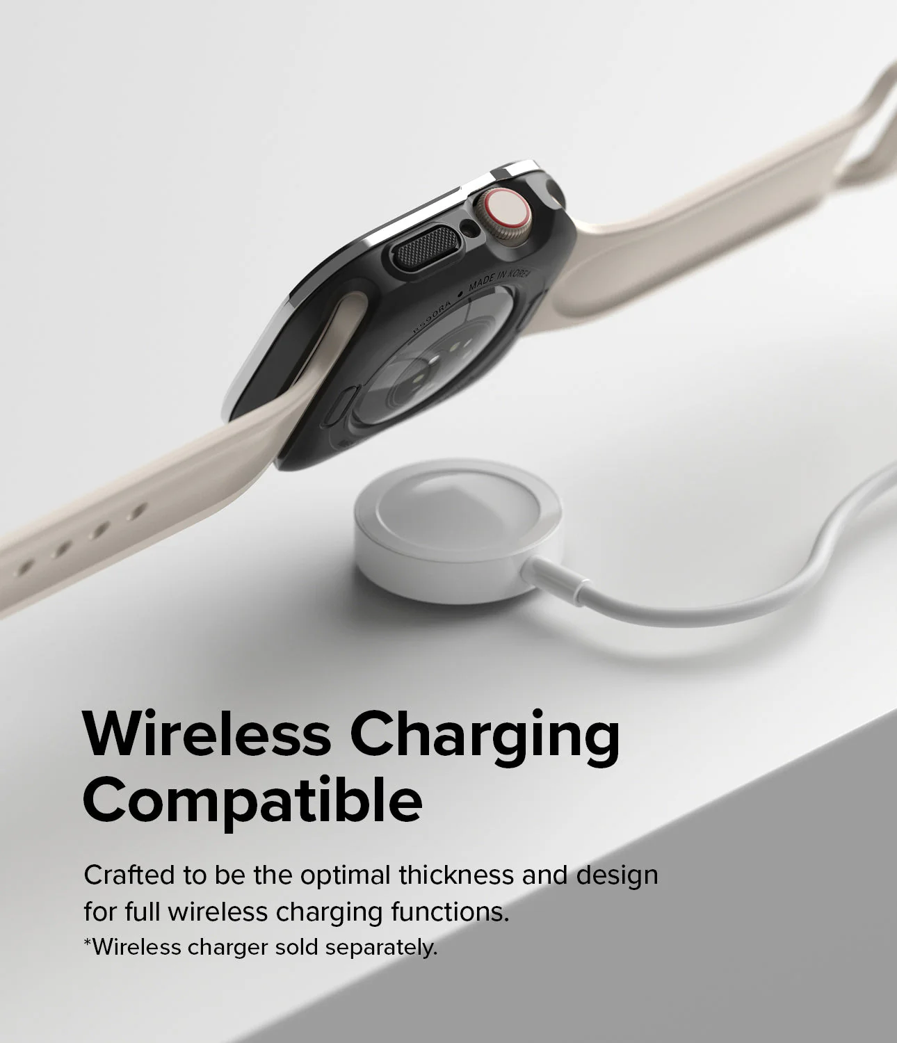 Apple Watch Series (45mm / 44mm) | Air Sports (Black) + Bezel Styling - Image 11
