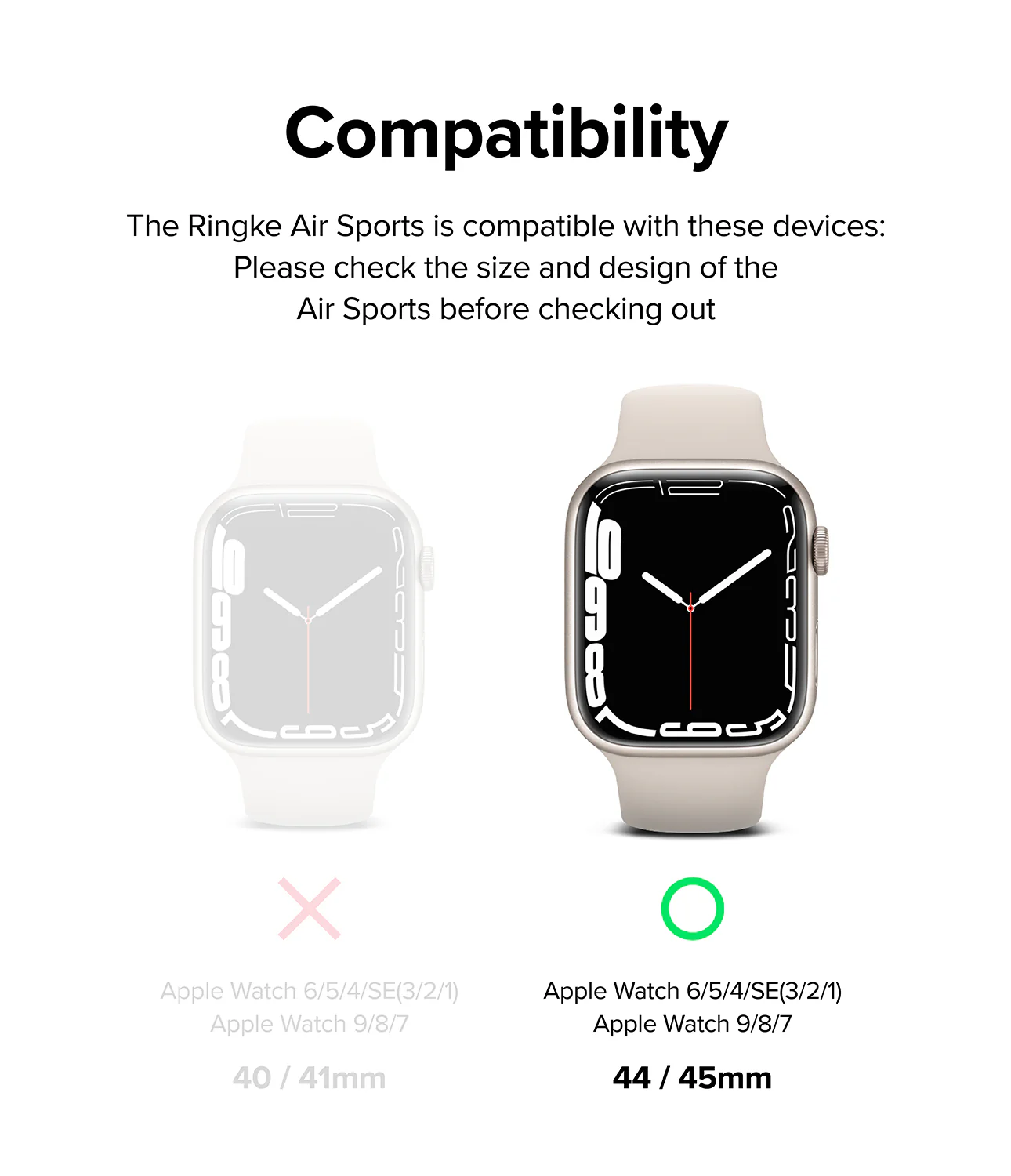 Apple Watch Series (45mm / 44mm) | Air Sports (Black) + Bezel Styling - Image 17