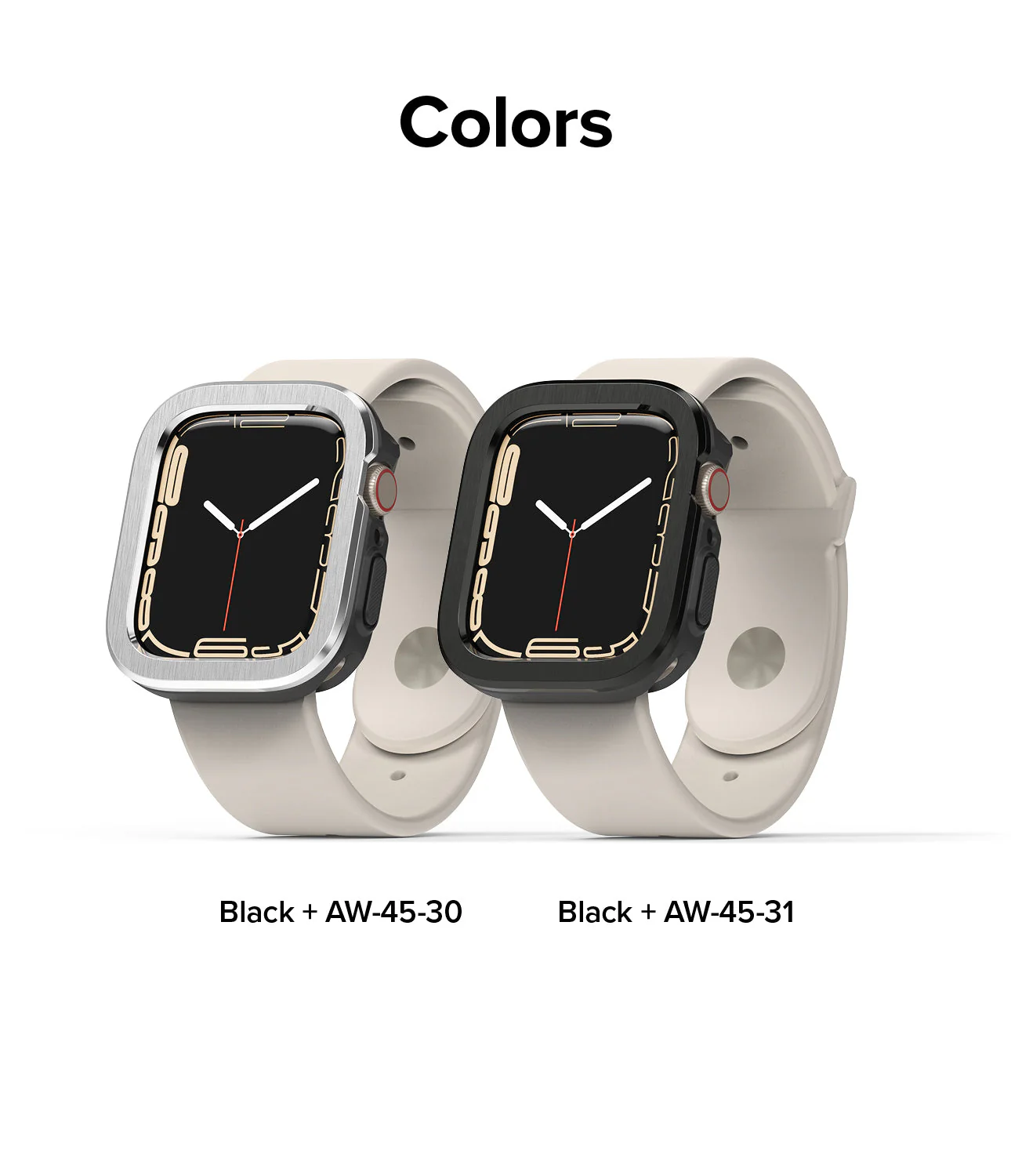 Apple Watch Series (45mm / 44mm) | Air Sports (Black) + Bezel Styling - Image 26