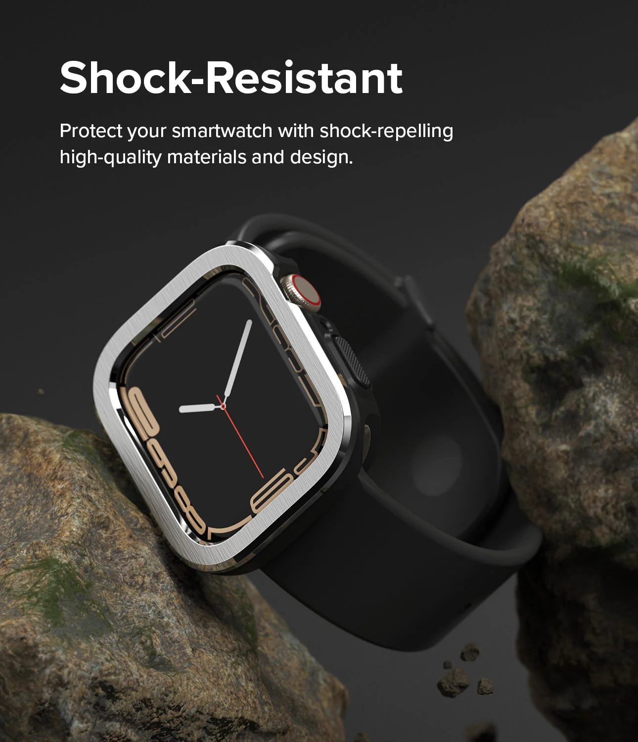 Apple Watch Series (45mm / 44mm) | Air Sports (Black) + Bezel Styling - Image 5