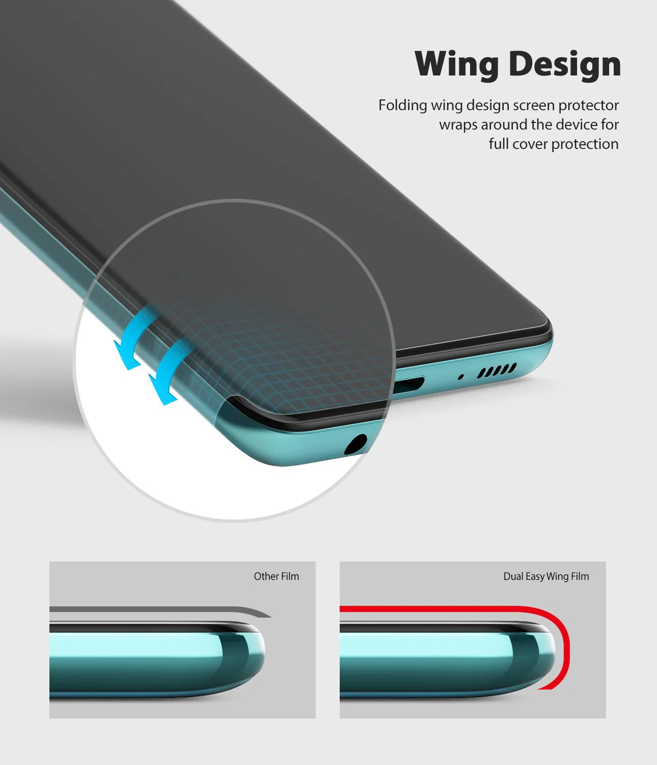 Galaxy A51 Screen Protector | Dual Easy Film Wing - Image 7