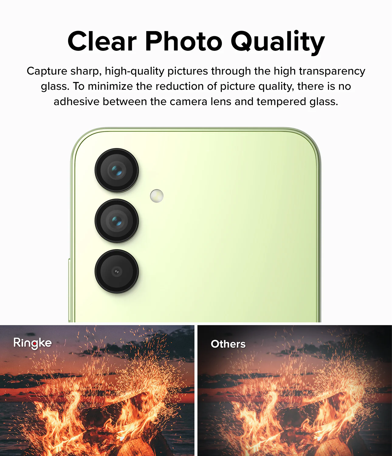 Galaxy A54 5G Camera Lens Protector | Camera Lens Frame Glass - Image 8