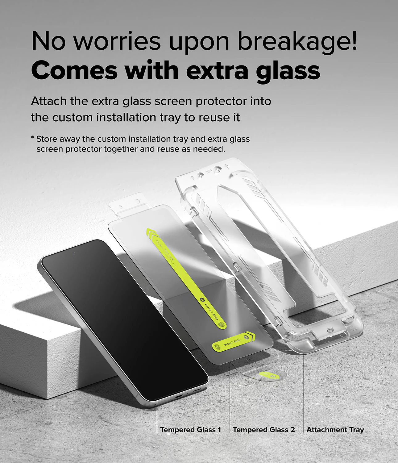 Galaxy A56 / A36 Screen Protector | Easy Slide Tempered Glass - Image 7