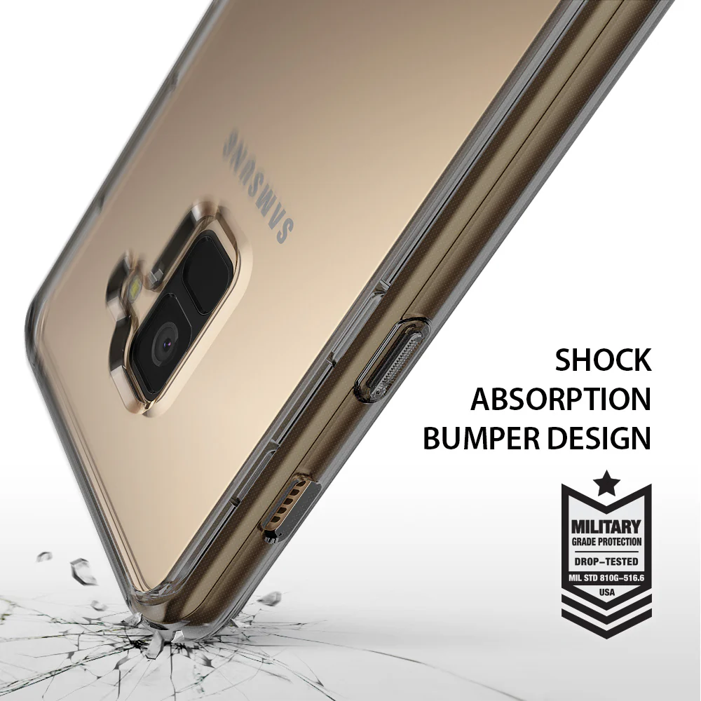 Galaxy A8 Plus (2018) Case | Fusion - Smoke Black - Image 3