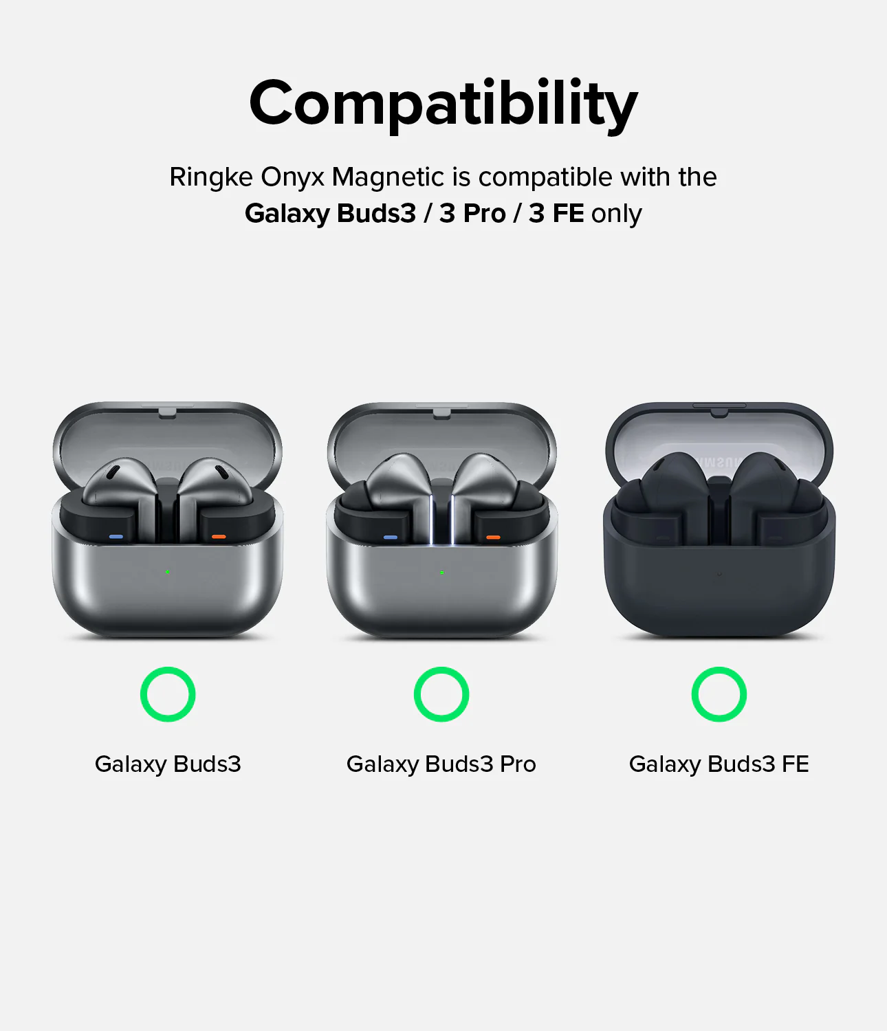 Galaxy Buds 3 Pro / 3 / 3 FE | Onyx Magnetic - Image 5