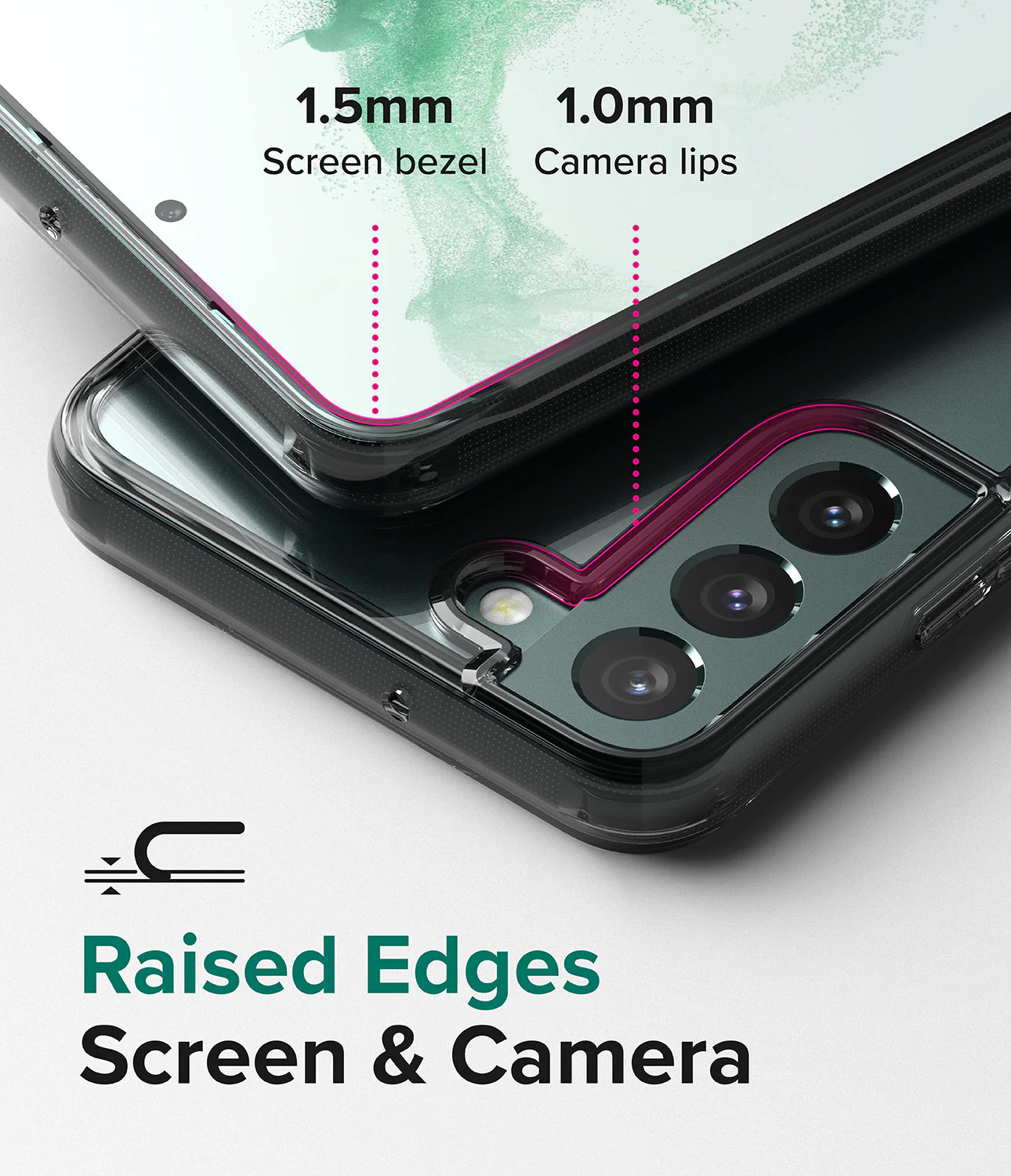 Galaxy S22 Plus Case Combo | Fusion Case + Screen Protector + Camera Protector - Image 25