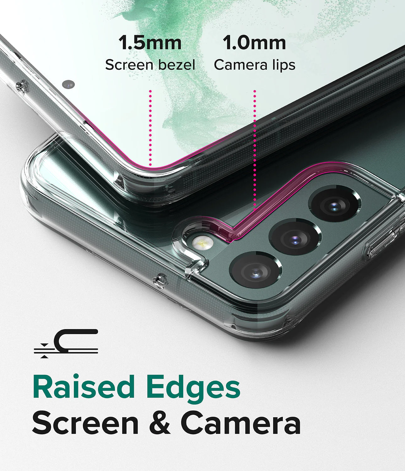 Galaxy S22 Plus Case Combo | Fusion Case + Screen Protector + Camera Protector - Image 8