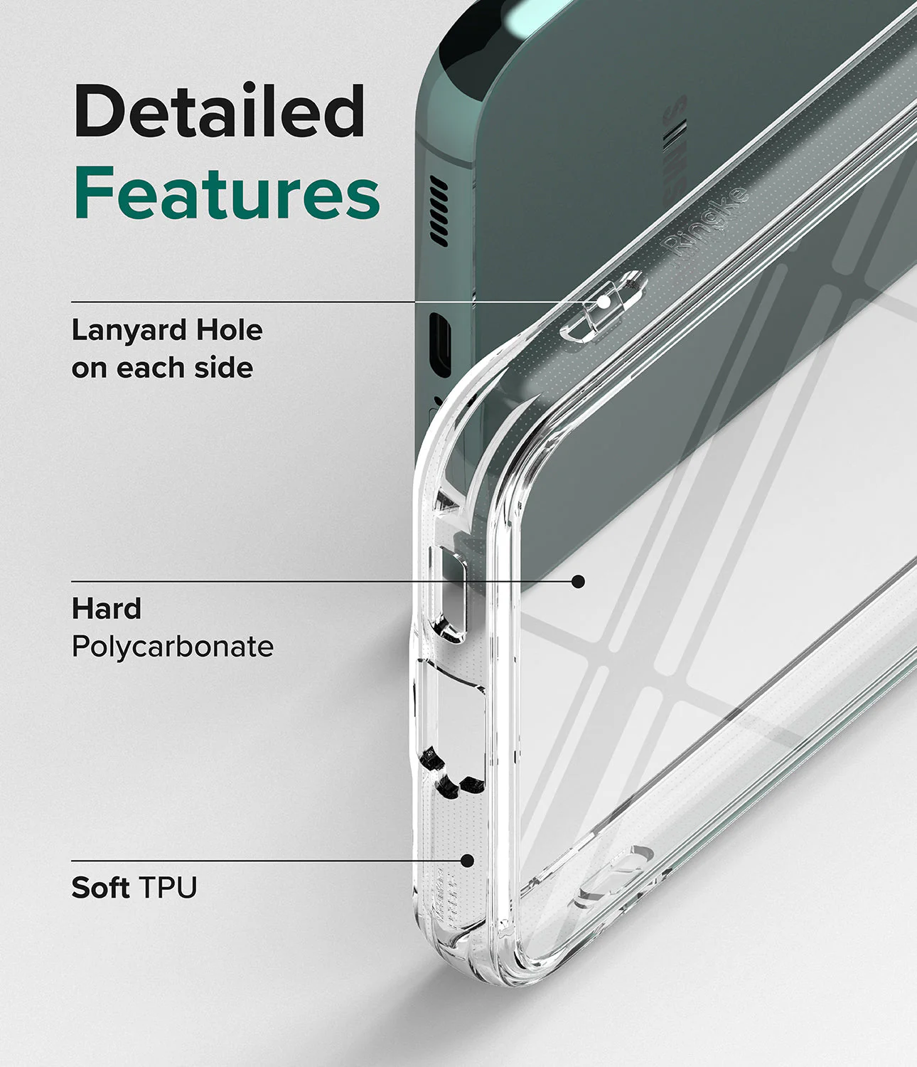 Galaxy S22 Plus Case Combo | Fusion Case + Screen Protector + Camera Protector - Image 9