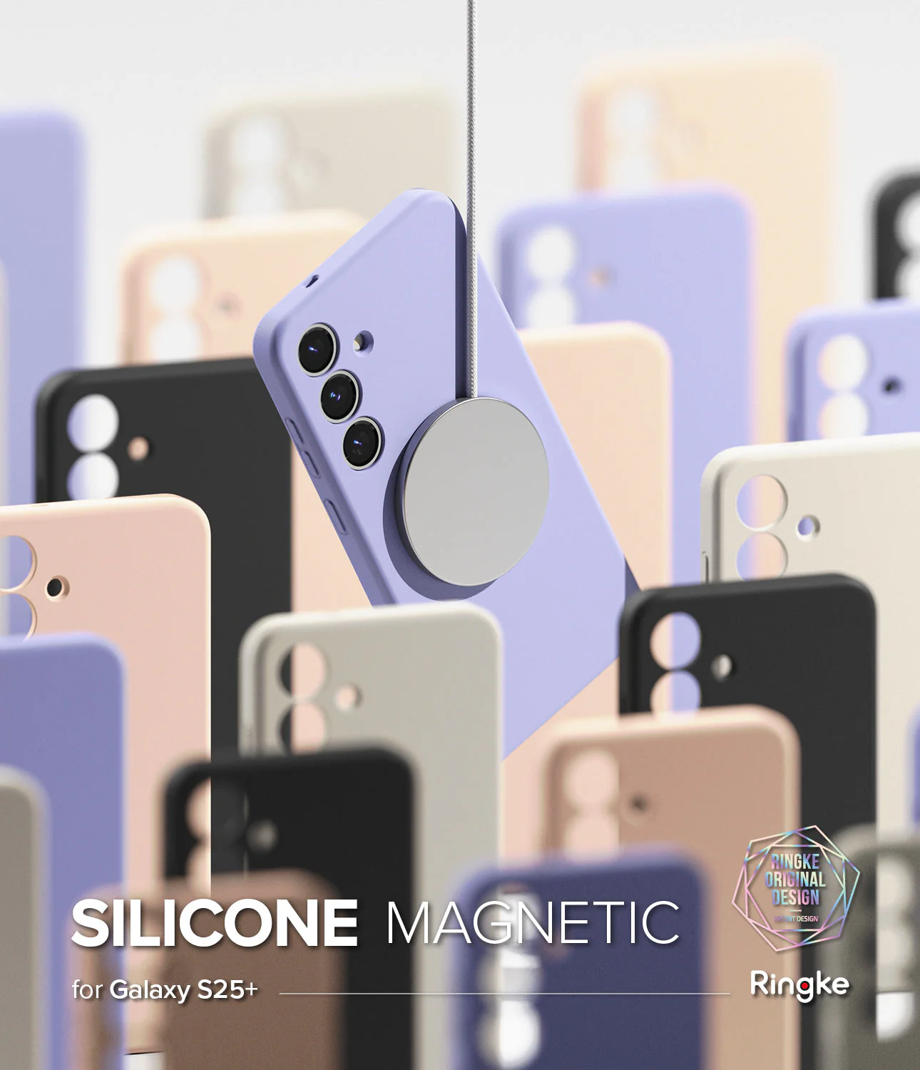Galaxy S25 Plus Case | Silicone Magnetic - Image 4