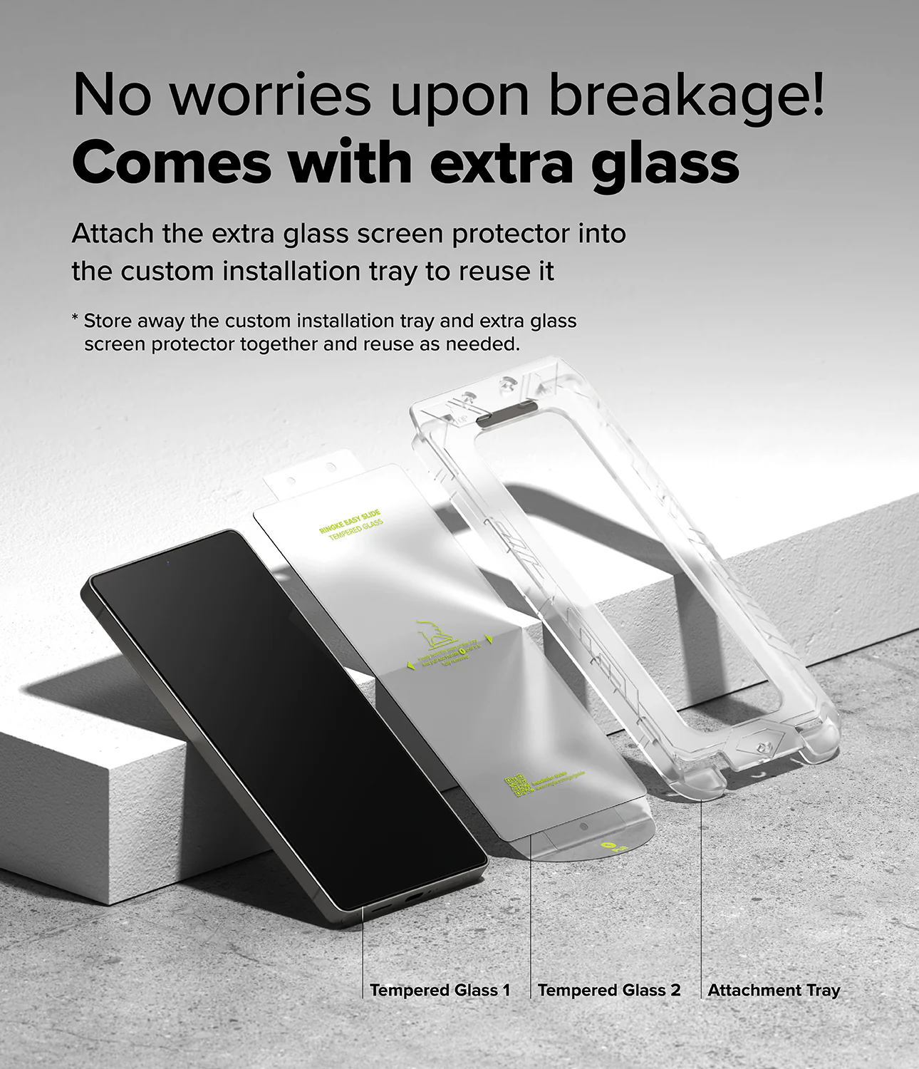 Galaxy S25 Ultra Screen Protector | Easy Slide Tempered Glass - Image 5