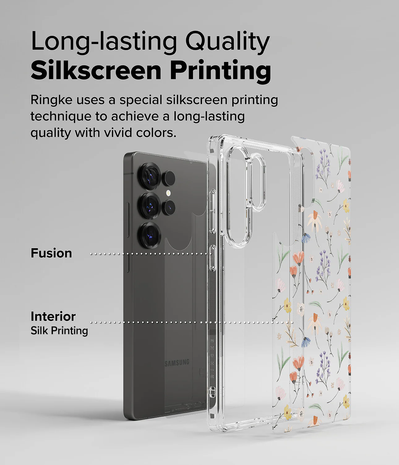 Galaxy S25 Ultra Case | Fusion Design [Dry Flowers] - Image 6