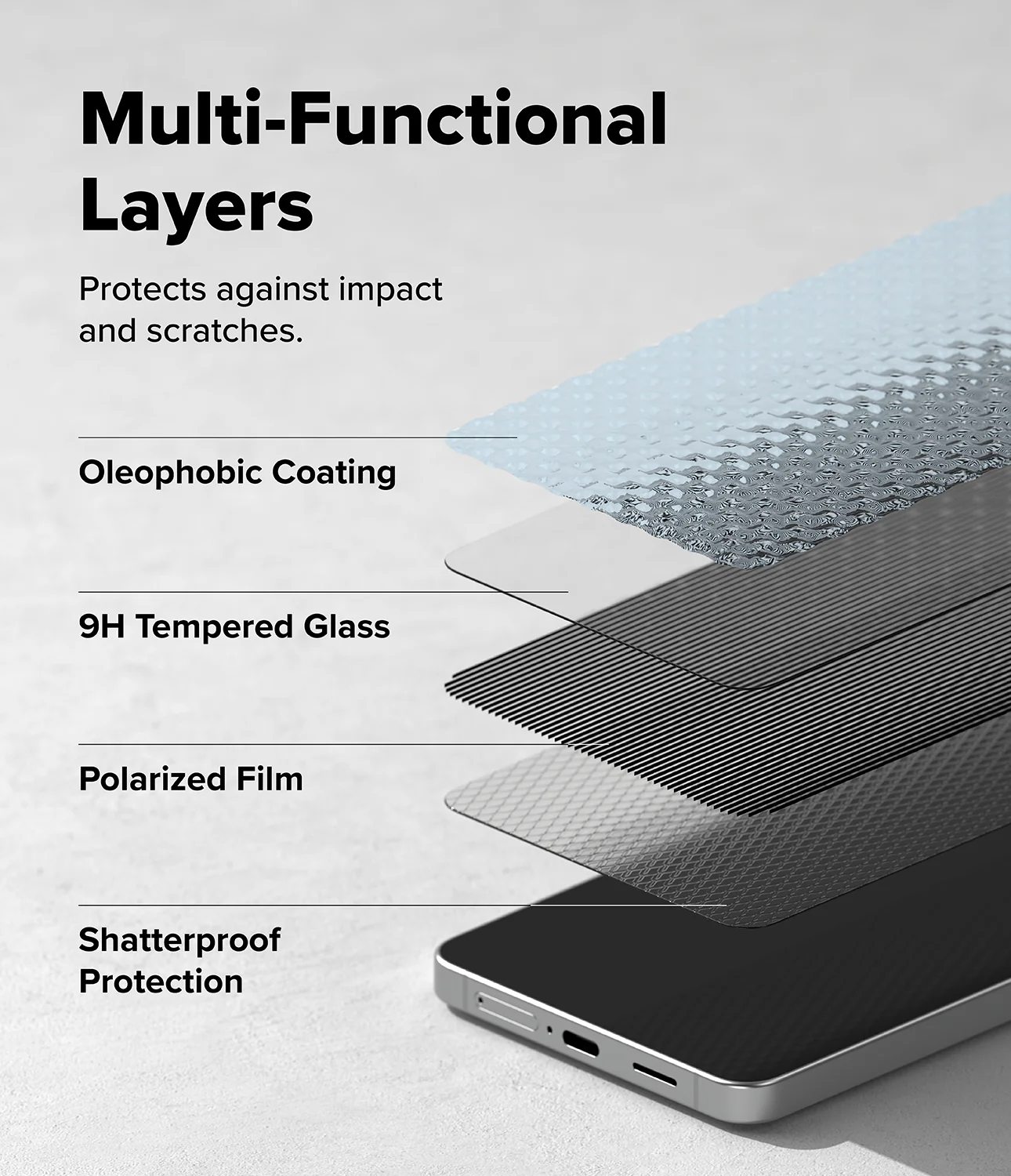 Galaxy S26 Plus Screen Protector | Easy Slide Privacy Tempered Glass - Image 12