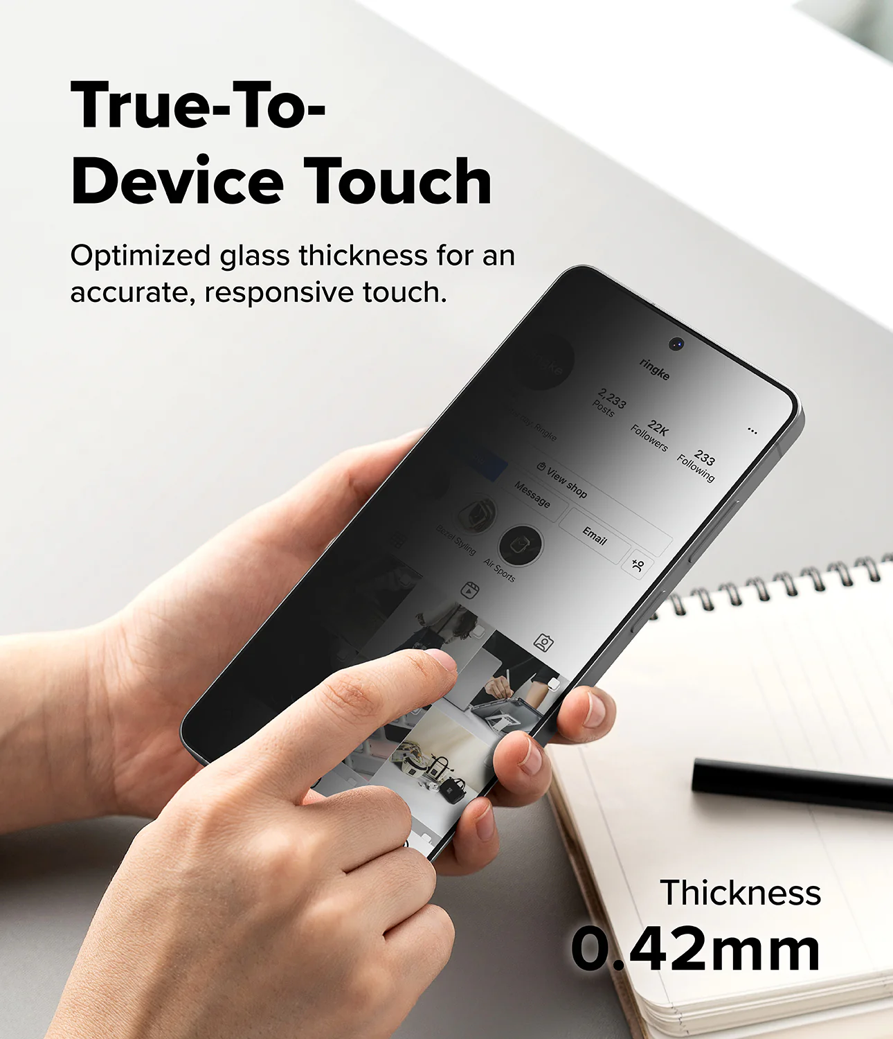 Galaxy S26 Ultra Screen Protector | Easy Slide Privacy Tempered Glass - Image 10