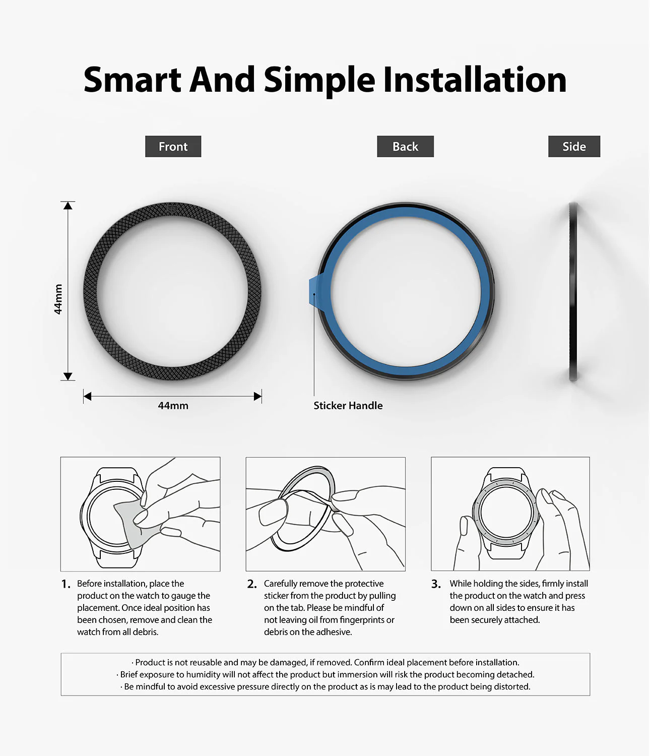 Galaxy Watch 5 / 4 (44mm) | Premium Bezel Styling - Image 23