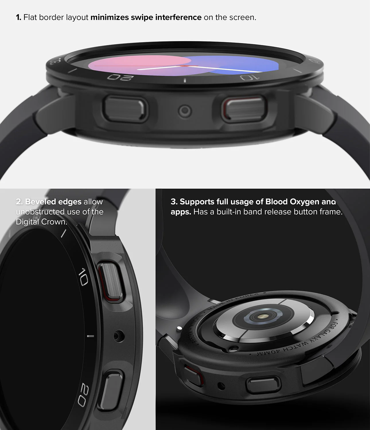 Galaxy Watch 5 40mm | Air Sports Black + Bezel Styling - Image 25