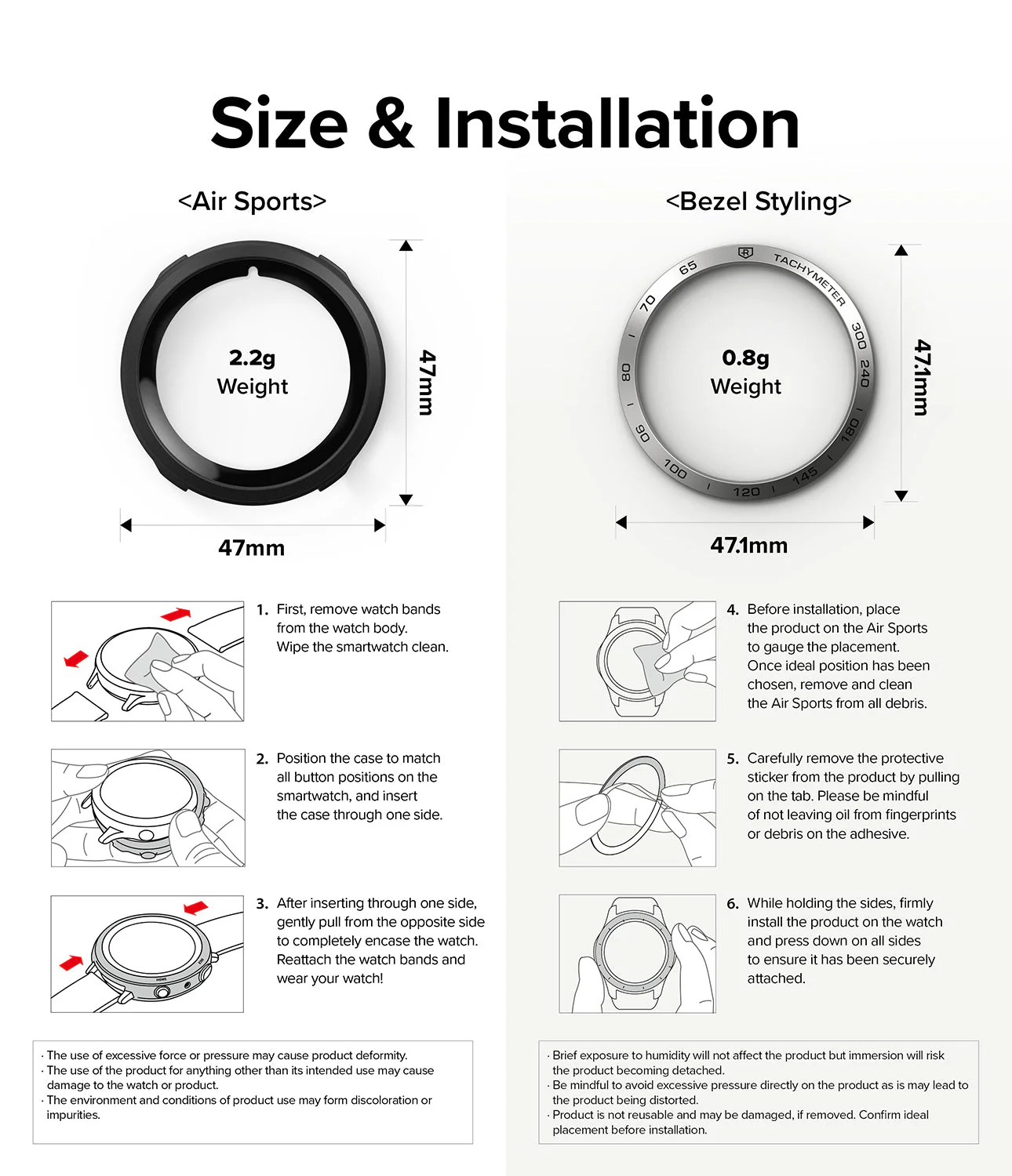 Galaxy Watch 5 44mm | Air Sports Black + Bezel Styling - Image 12