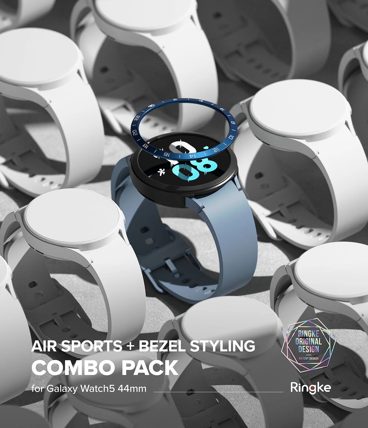 Galaxy Watch 5 44mm | Air Sports Black + Bezel Styling - Image 16