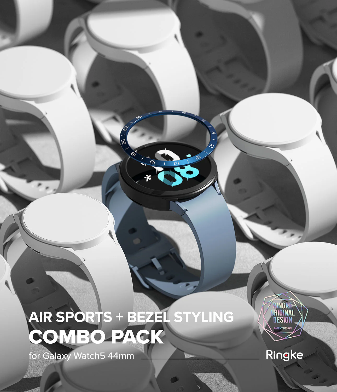 Galaxy Watch 5 44mm | Air Sports Black + Bezel Styling - Image 30