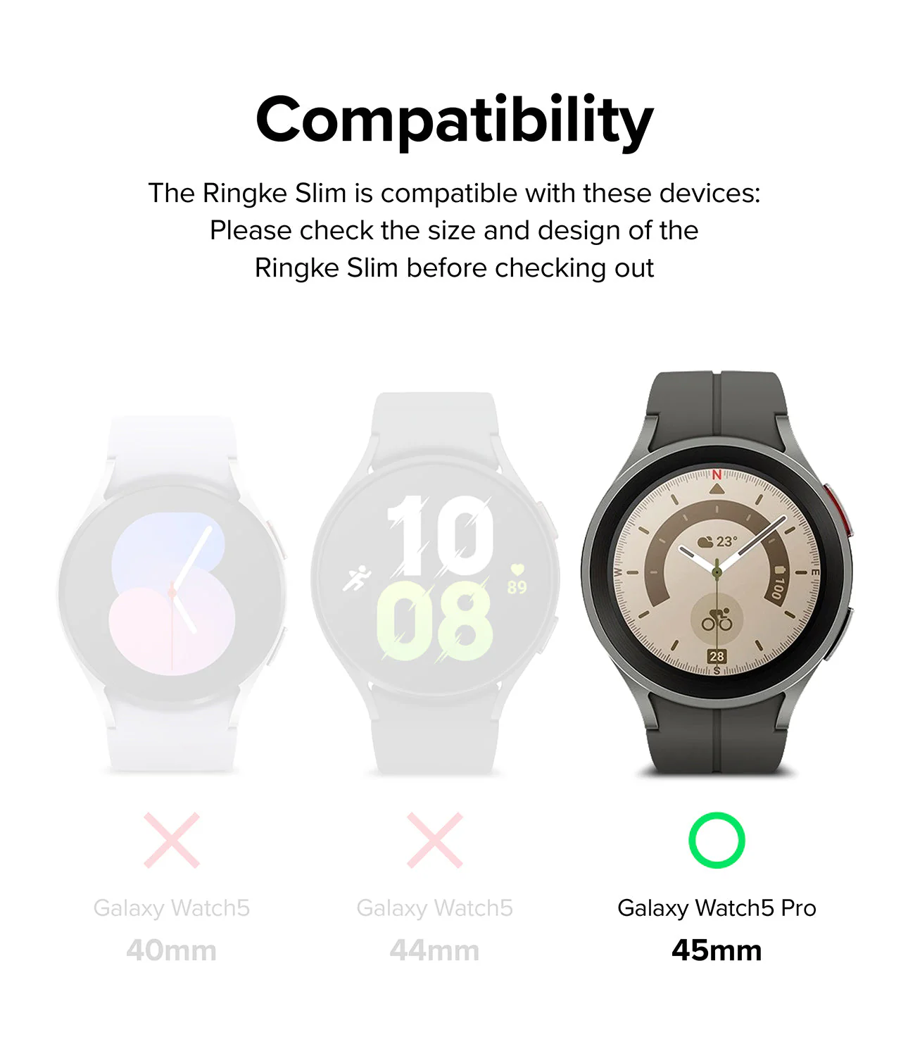 Galaxy Watch 5 Pro Case | Slim - Image 59