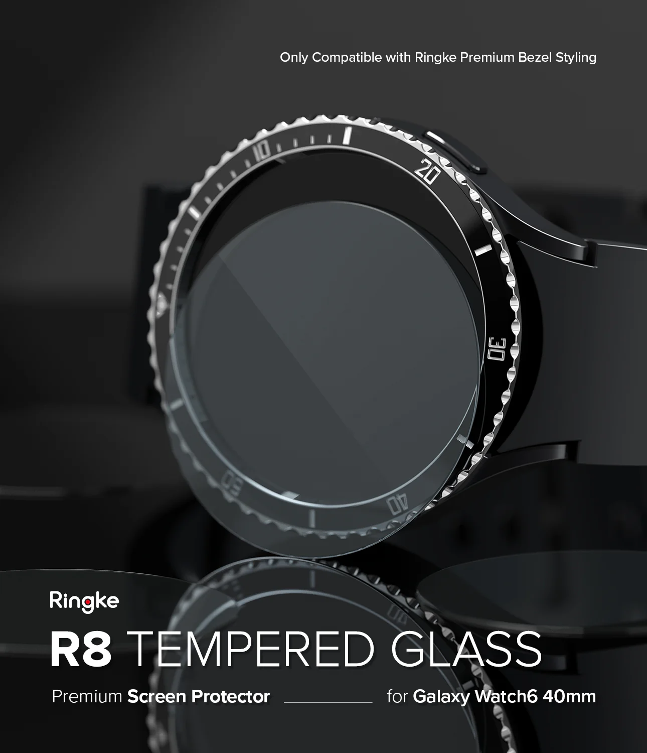 Galaxy Watch 6 40mm Screen Protector | Glass - R8 - Image 2