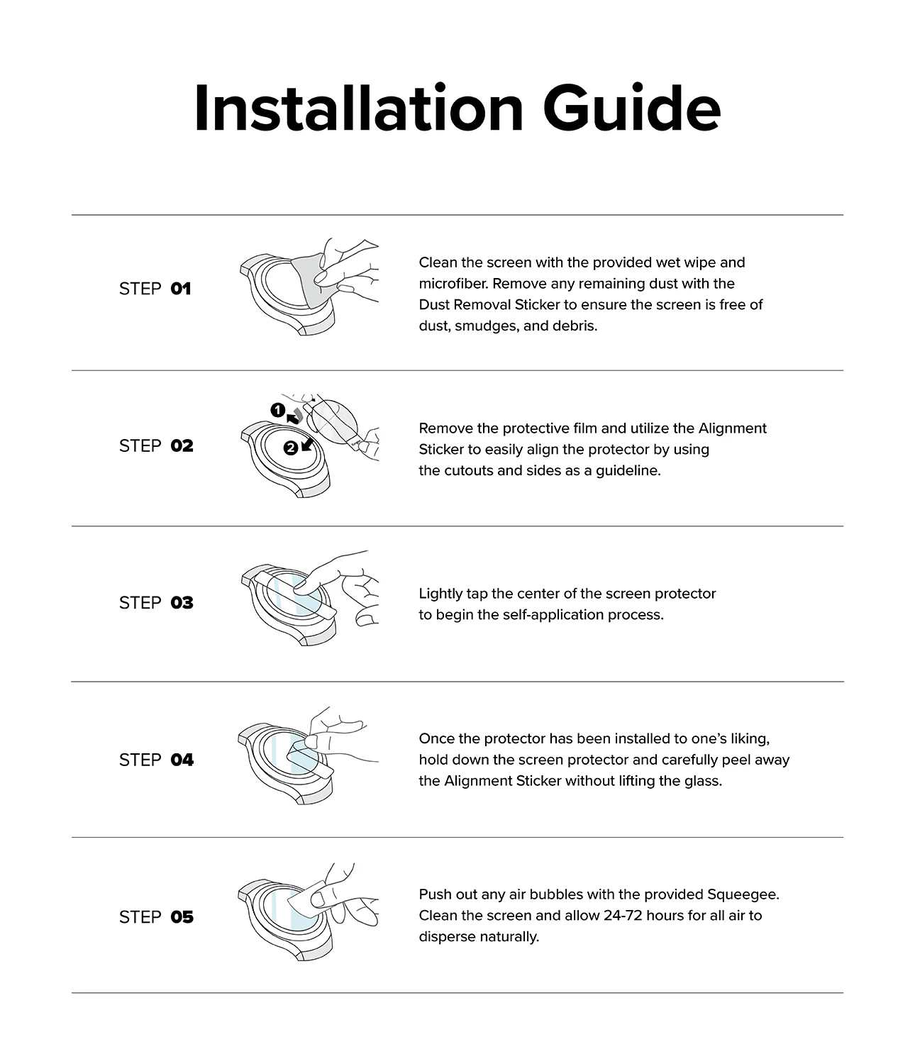 Galaxy Watch 7 40mm Screen Protector | Glass - R4 - Image 14