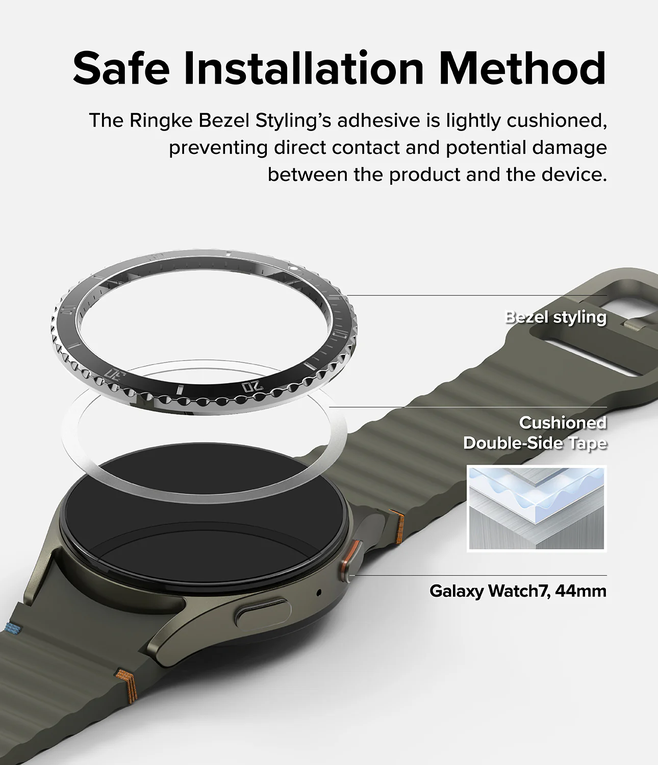 Galaxy Watch 7 44mm | Bezel Styling Premium & Glass - Image 13