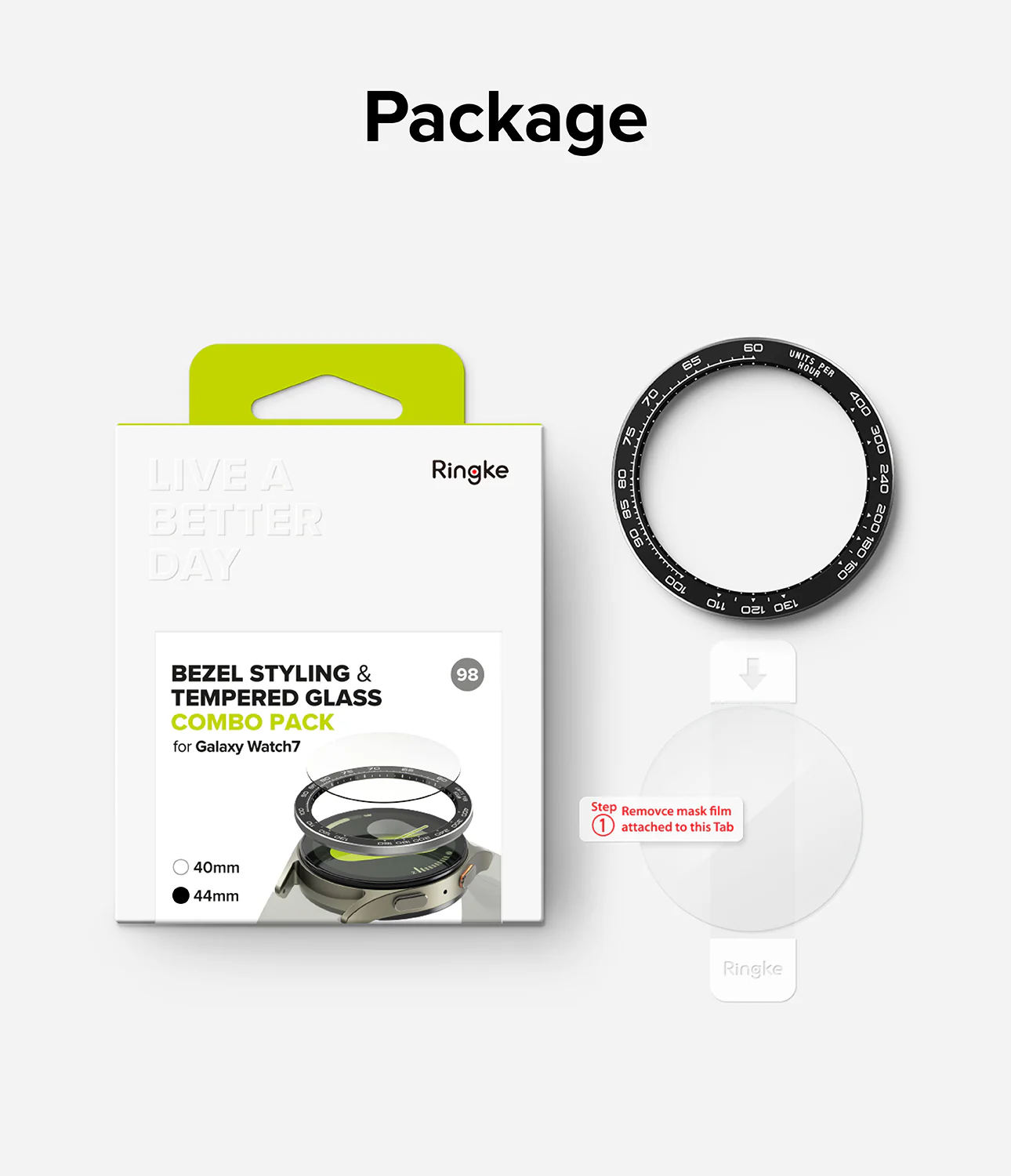Galaxy Watch 7 44mm | Bezel Styling Premium & Glass - Image 71