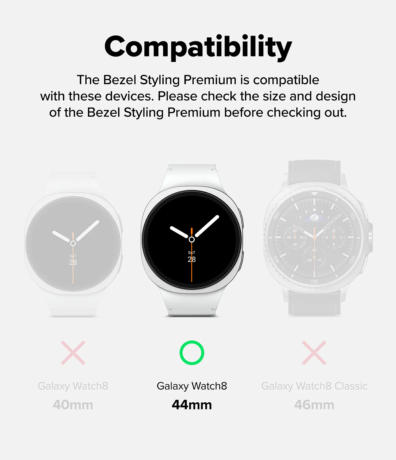 Galaxy Watch 8 44mm | Bezel Styling Premium - Image 3
