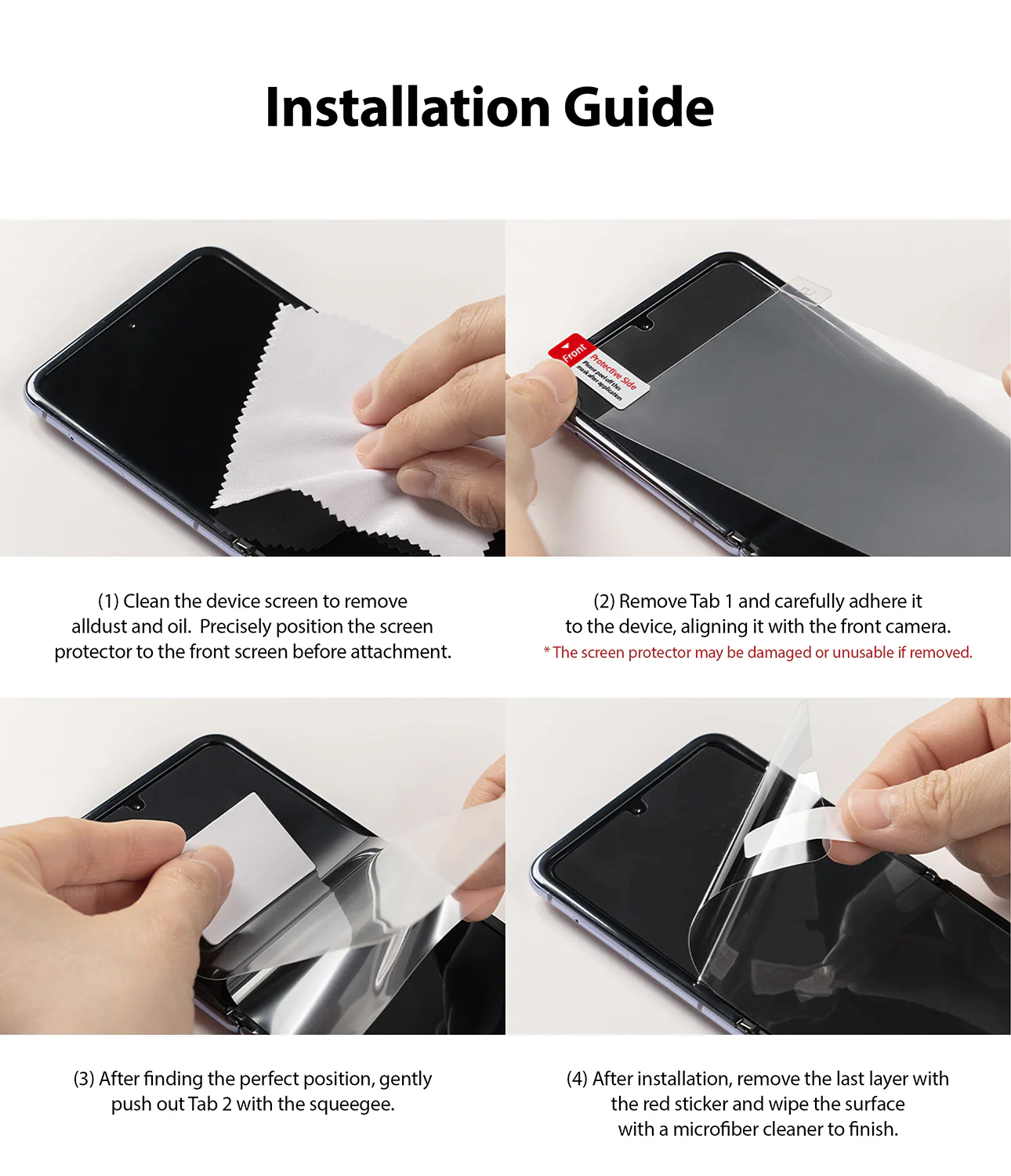 Galaxy Z Flip 3 Screen Protector - Image 13