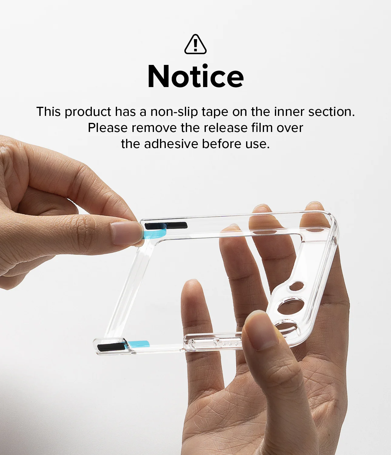 Galaxy Z Flip 5 Case | Slim Hinge - Clear - Image 13