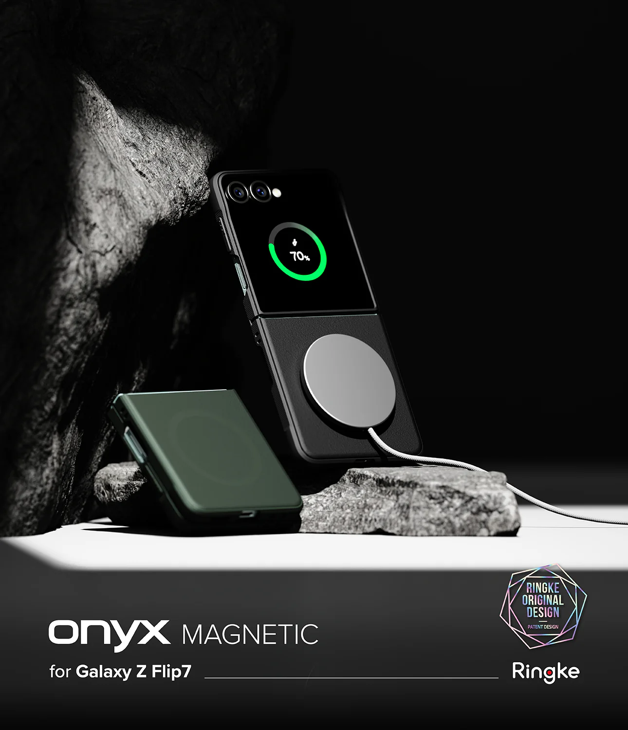 Galaxy Z Flip 7 Case | Onyx Magnetic - Image 21