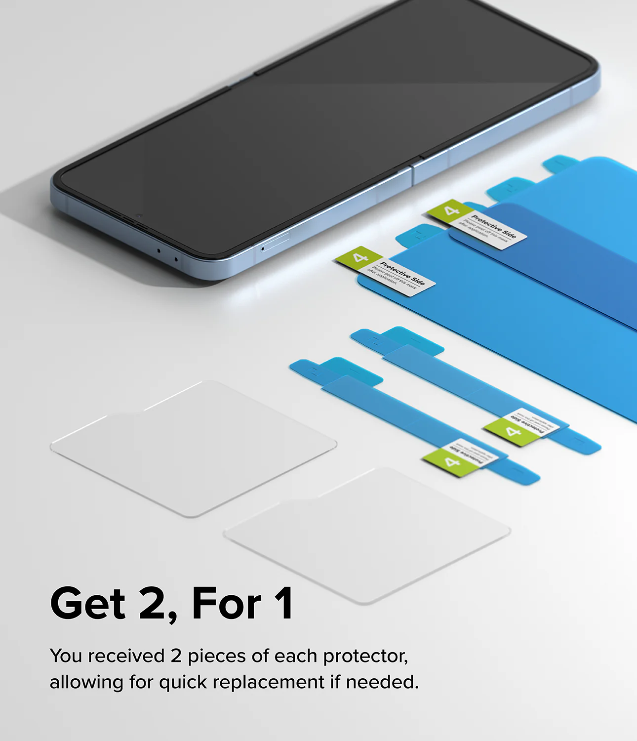 Galaxy Z Flip 6 | 3-in-1 Protector - Image 17