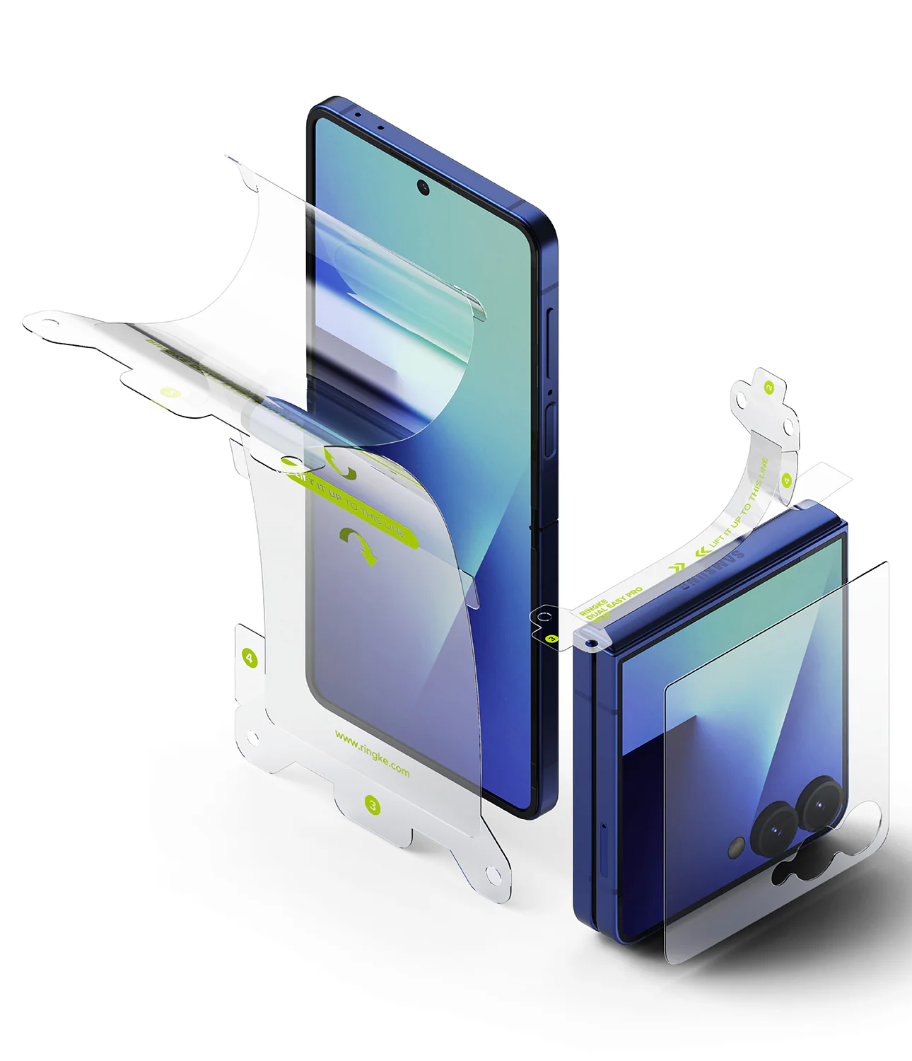 Galaxy Z Flip 7 Screen Protector | 3-in-1 Protector Pro