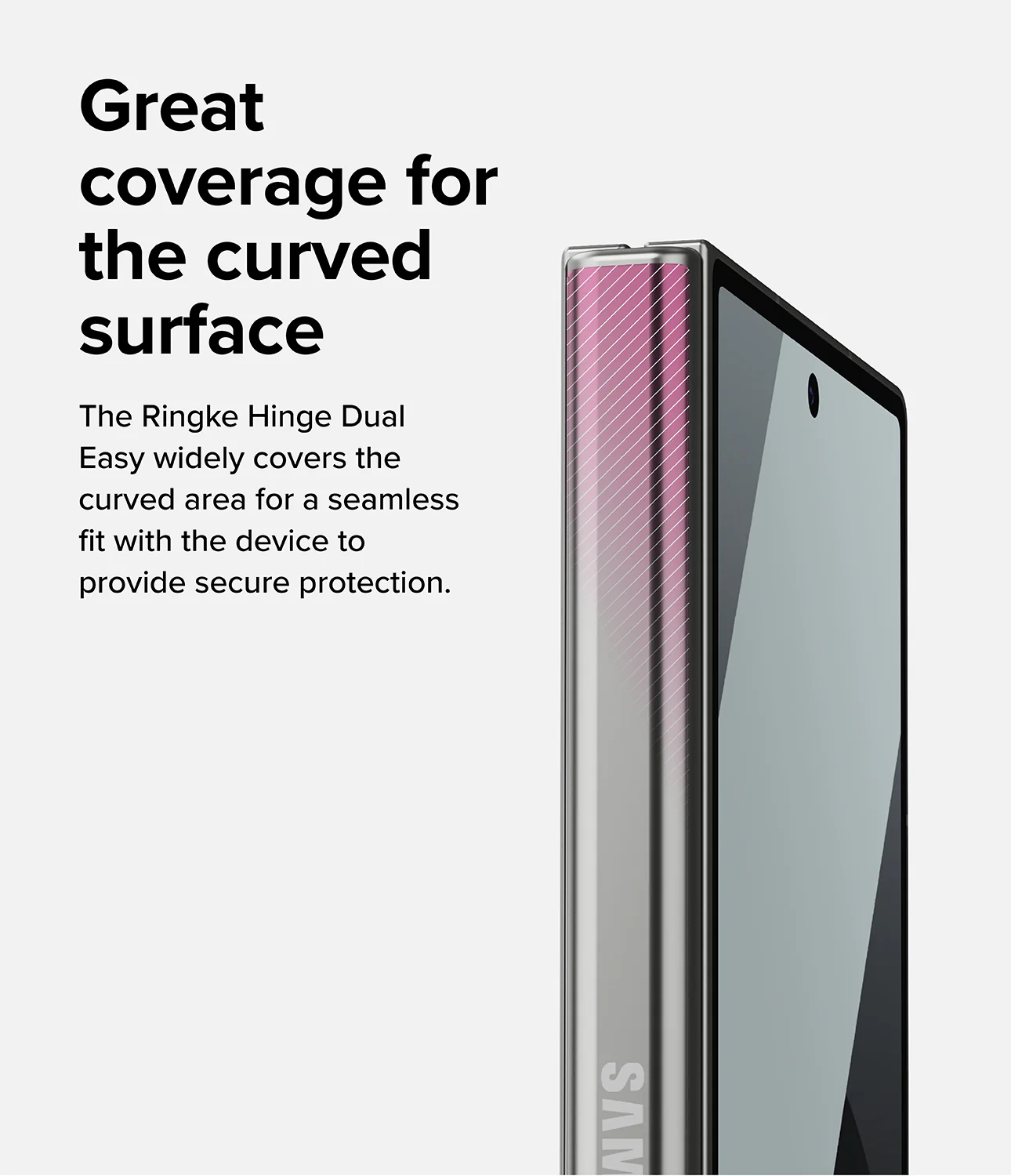 Galaxy Z Fold 6 Screen Protector | Hinge Dual Easy Film - Image 6