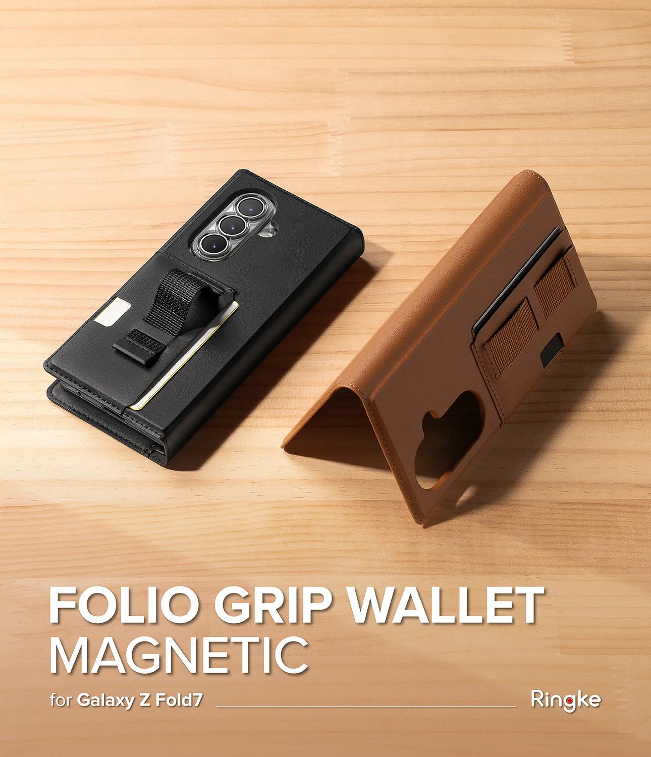 Galaxy Z Fold 7 Case | Folio Grip Wallet Magnetic - Image 4