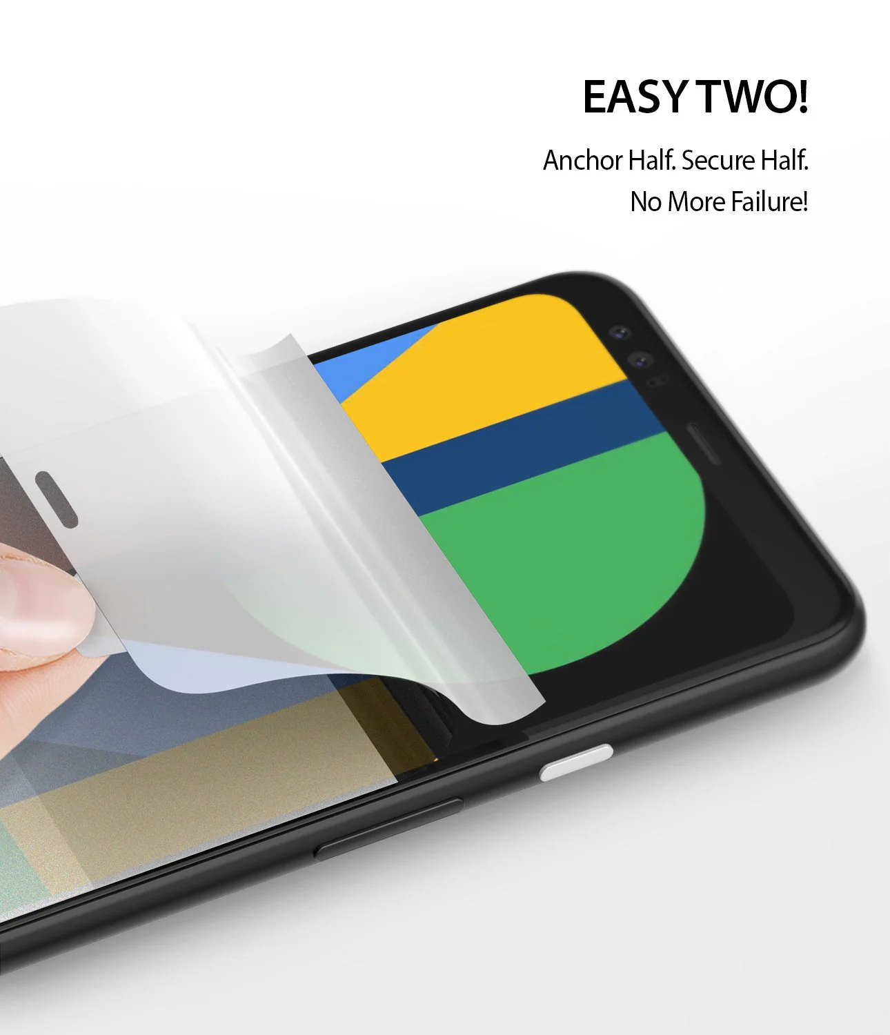 Google Pixel 4 Screen Protector | Dual Easy Film - Image 6