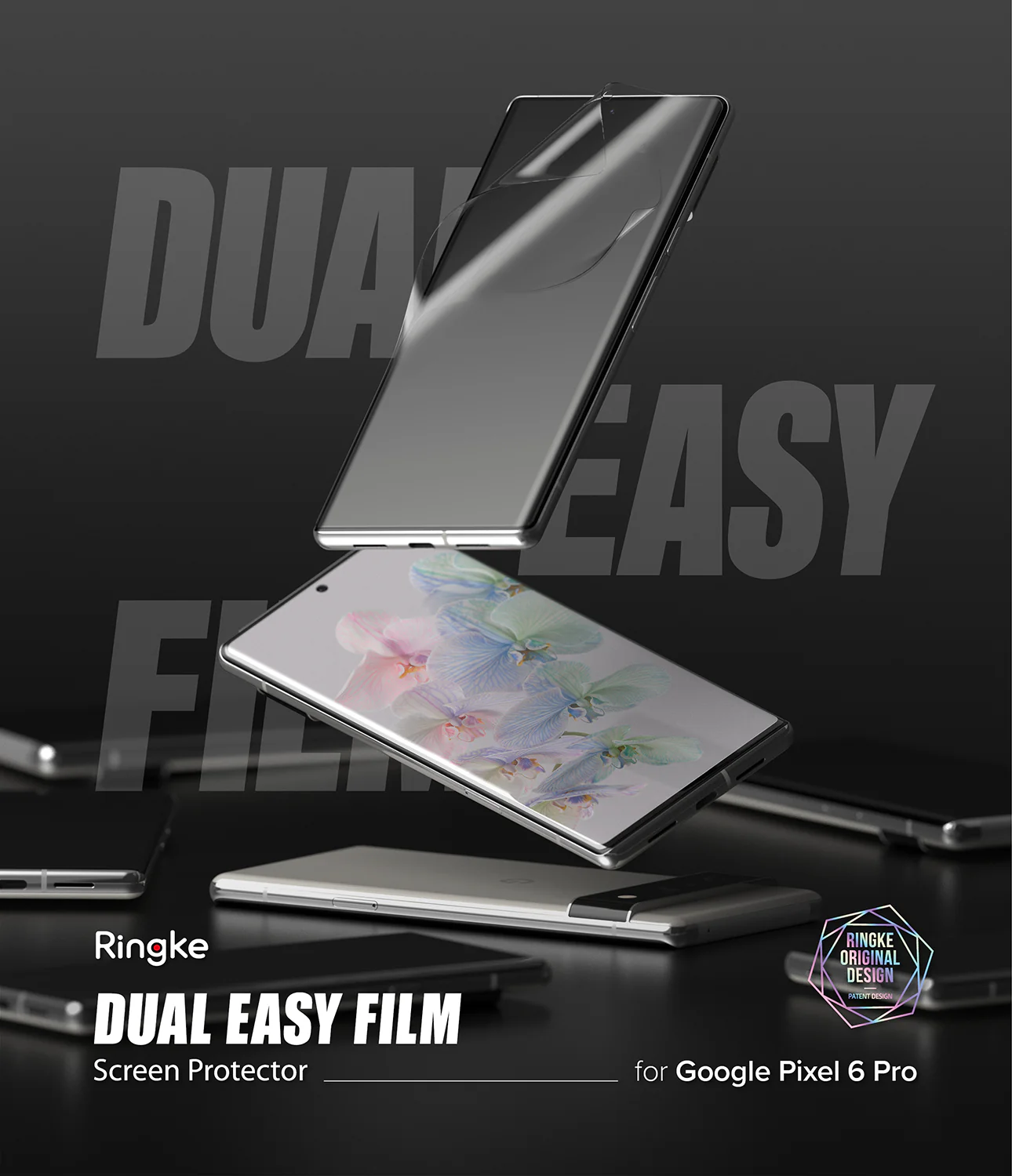 Google Pixel 6 Pro Screen Protector | Dual Easy Film - Image 2