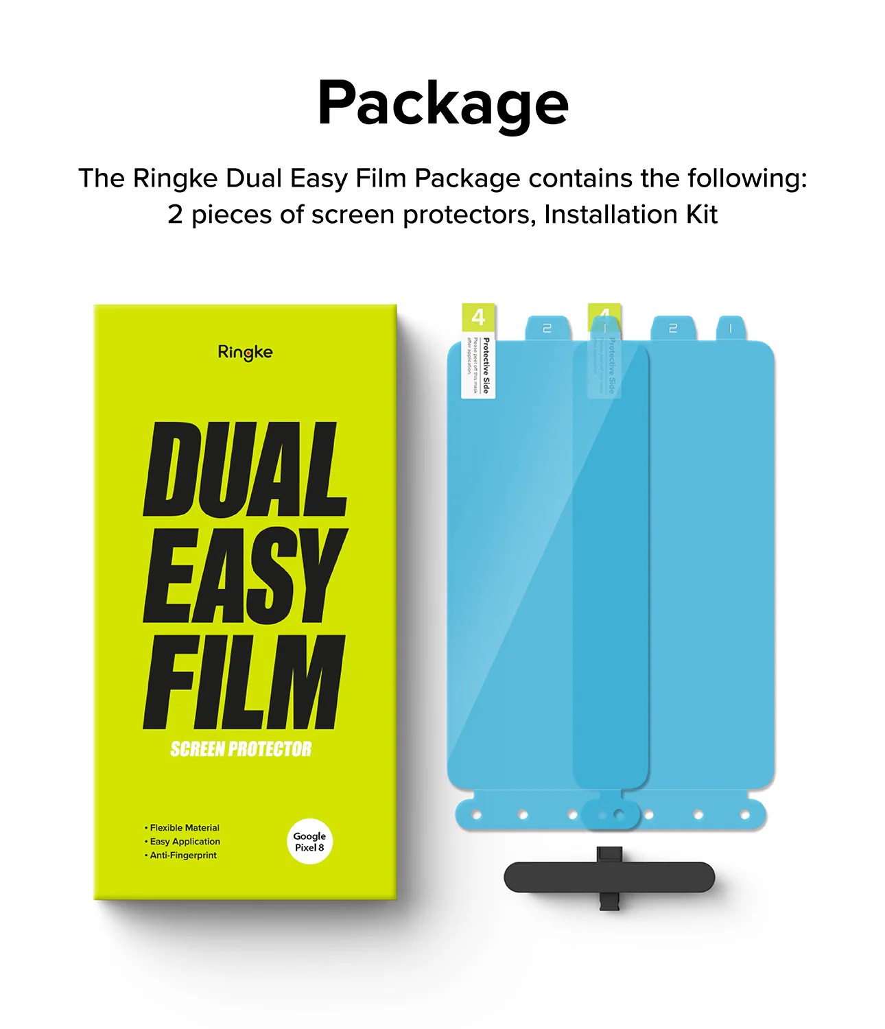 Google Pixel 8 Screen Protector | Dual Easy Film - Image 13