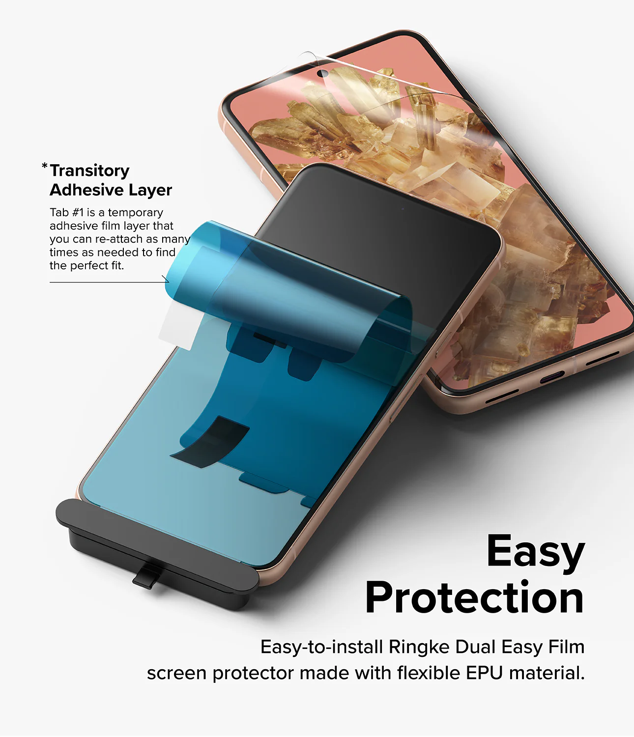 Google Pixel 8 Screen Protector | Dual Easy Film - Image 5